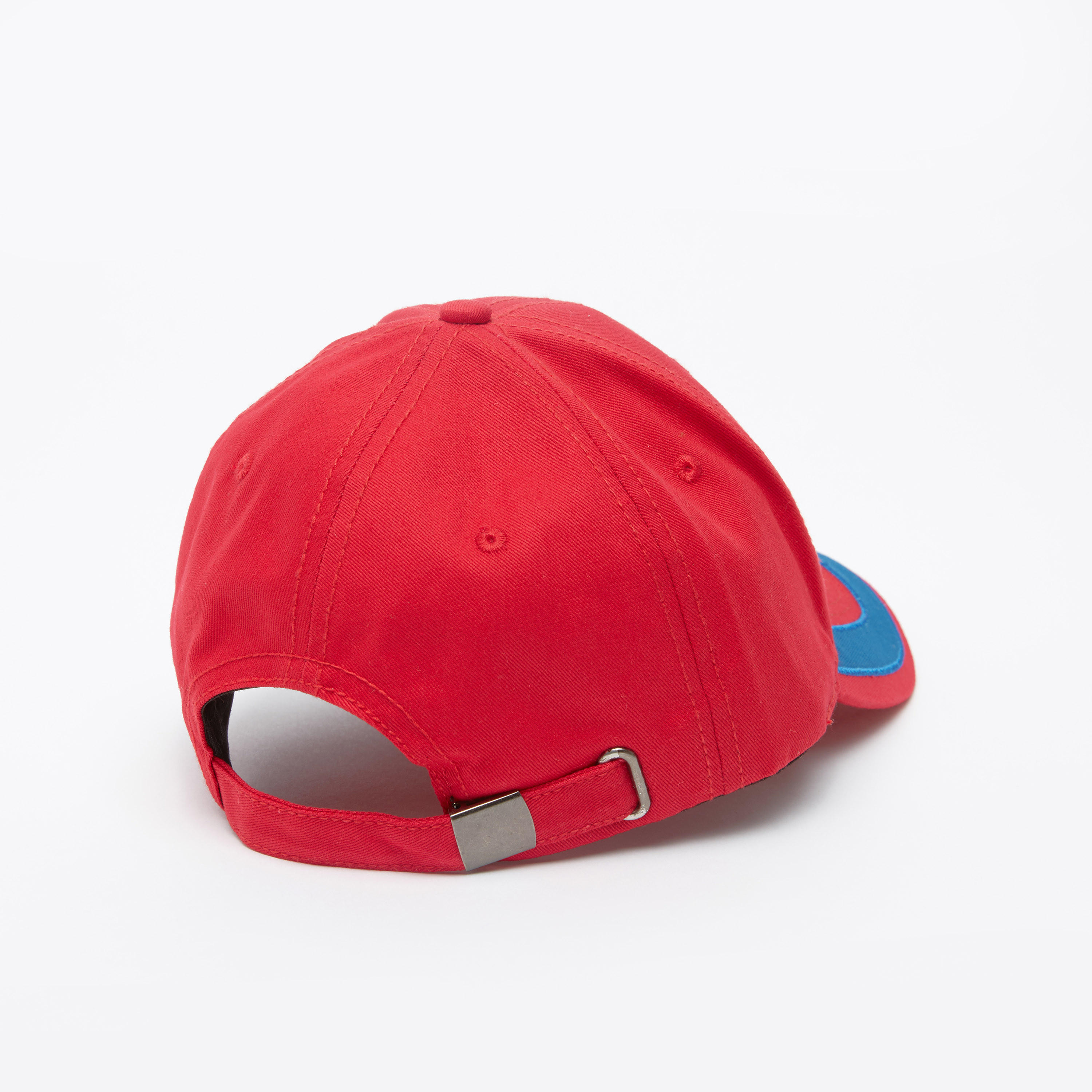 Kappa Logo Print Cap with Plate Buckle Closure-men-caps-image-4