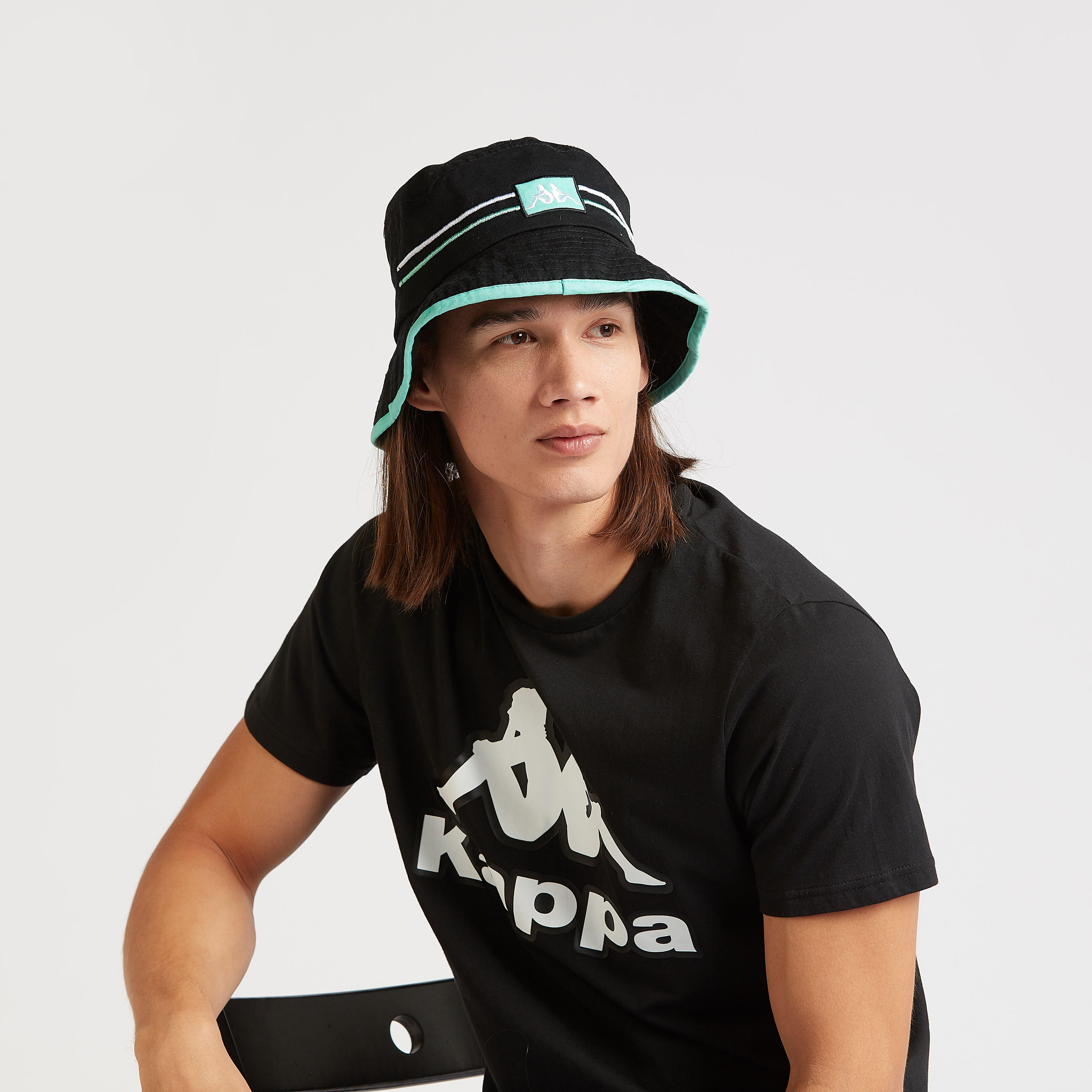 Kappa Textured Bucket Hat-men-caps-image-2