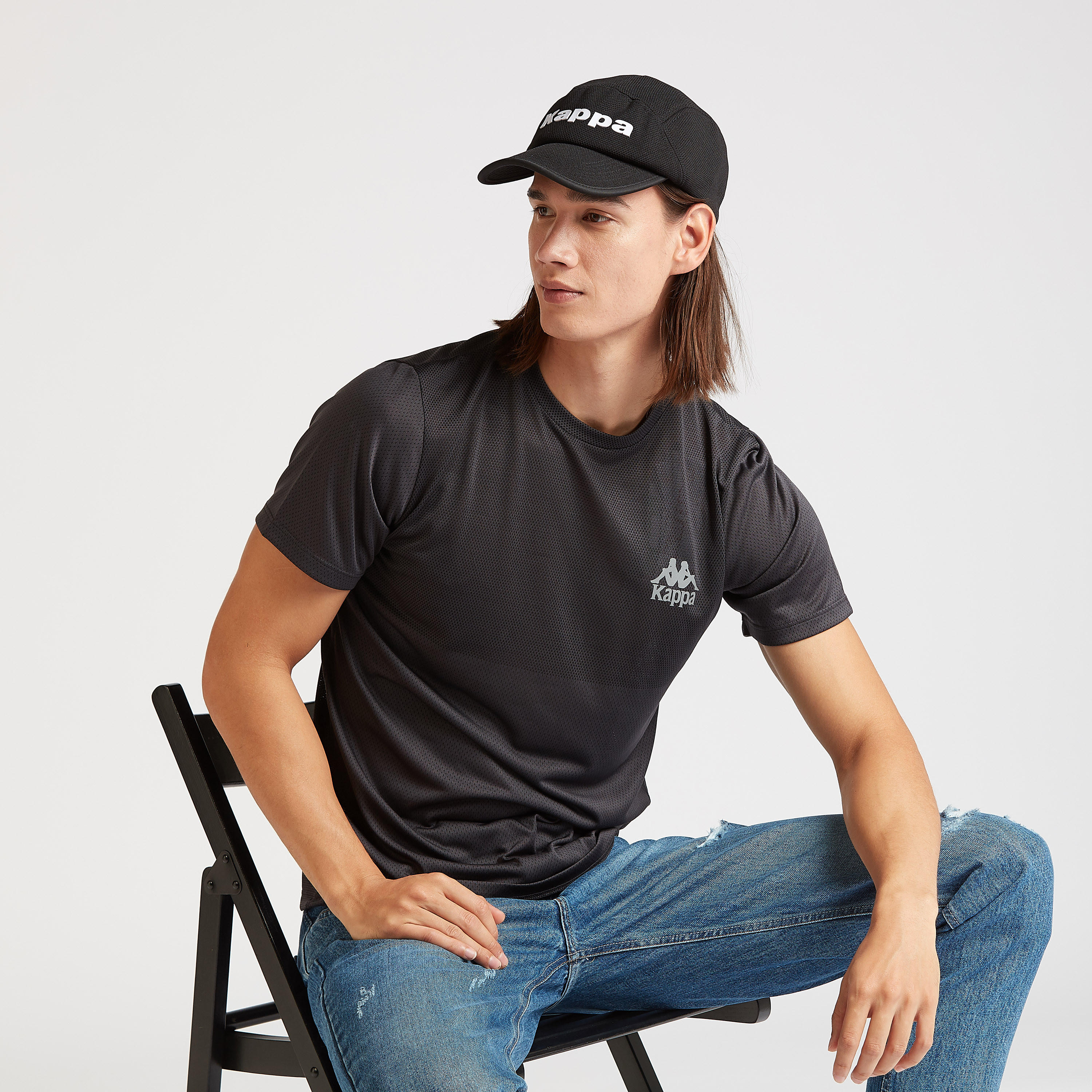 Kappa Textured Cap with Adjustable Slide Closure-men-caps-image-2