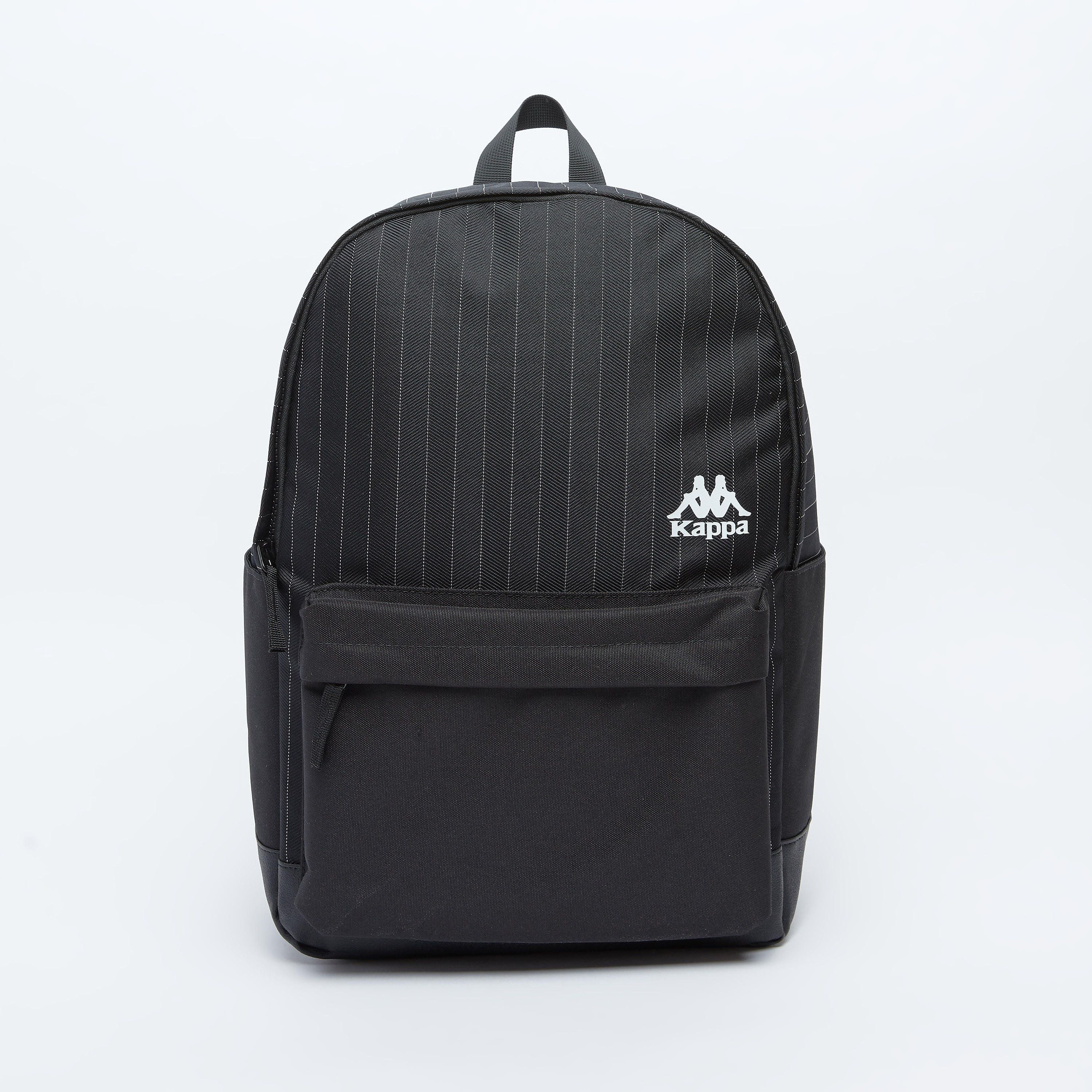 Kappa Striped Backpack with Adjustable Shoulder Straps and Top Handle-men-bags-image-1
