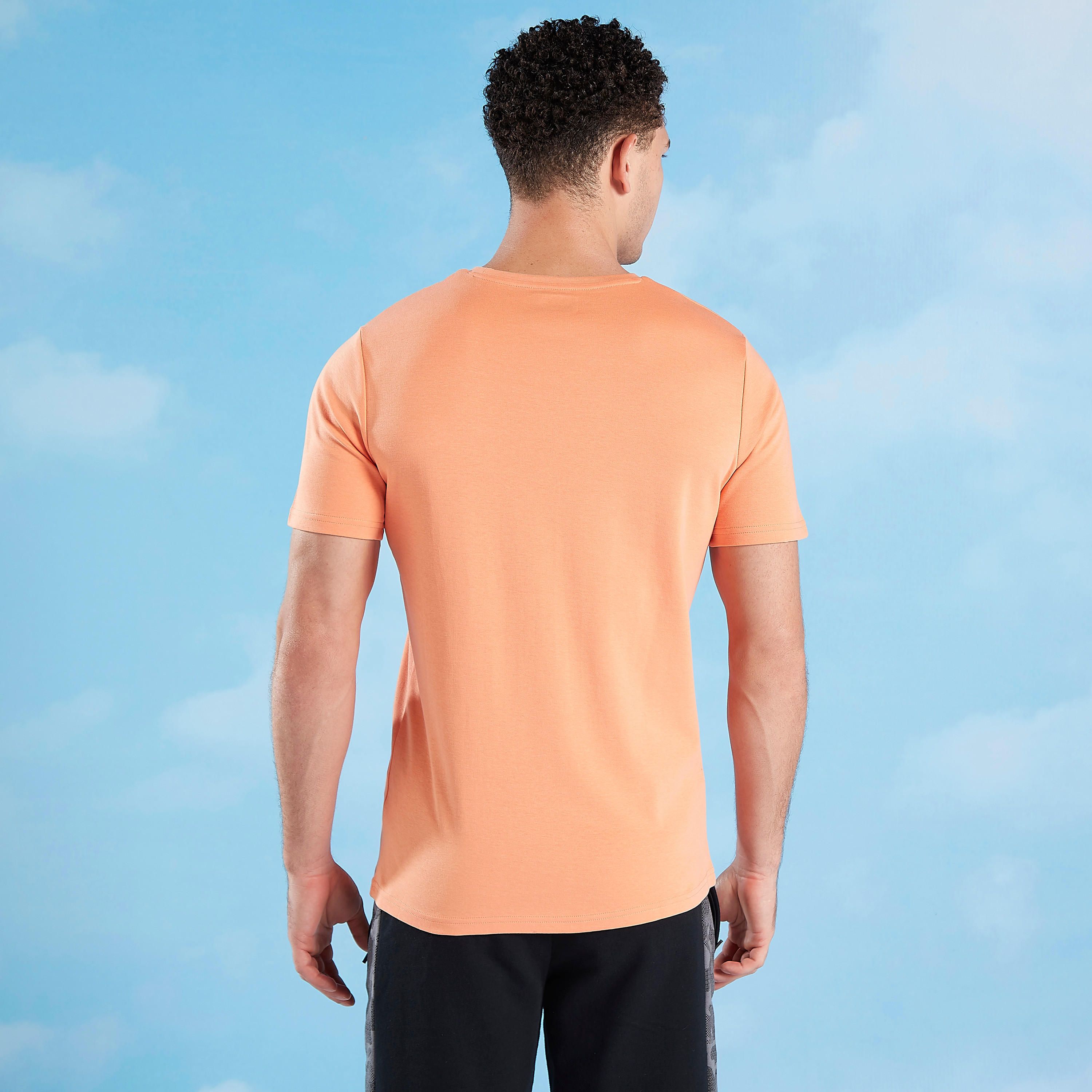 Kappa Printed T-shirt with Crew Neck and Short Sleeves-men-clothing-sportswearandactivewear-tshirtsandpolos-image-4