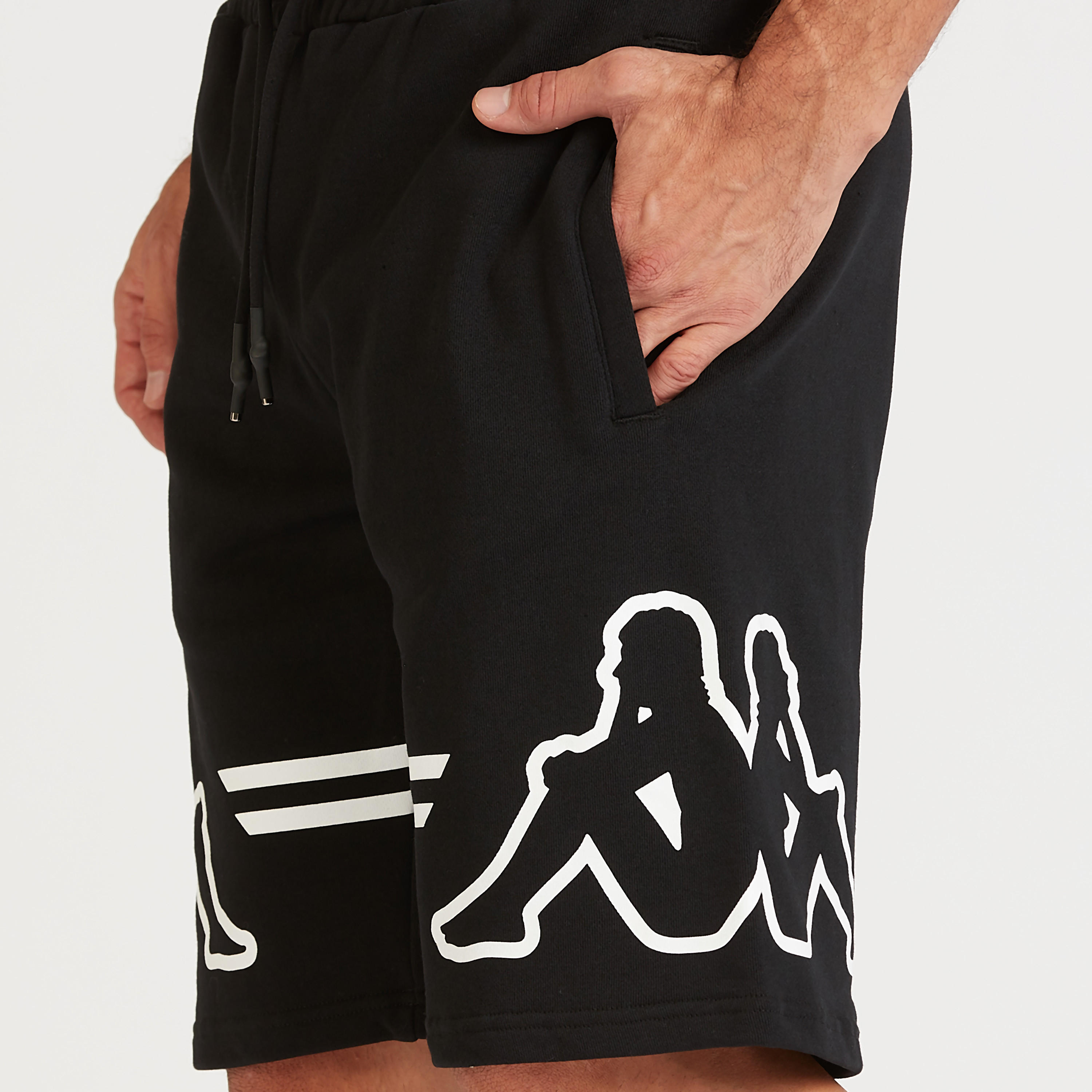 Kappa Printed Shorts with Pocket Detail and Drawstring-men-clothing-sportswearandactivewear-bottoms-image-3
