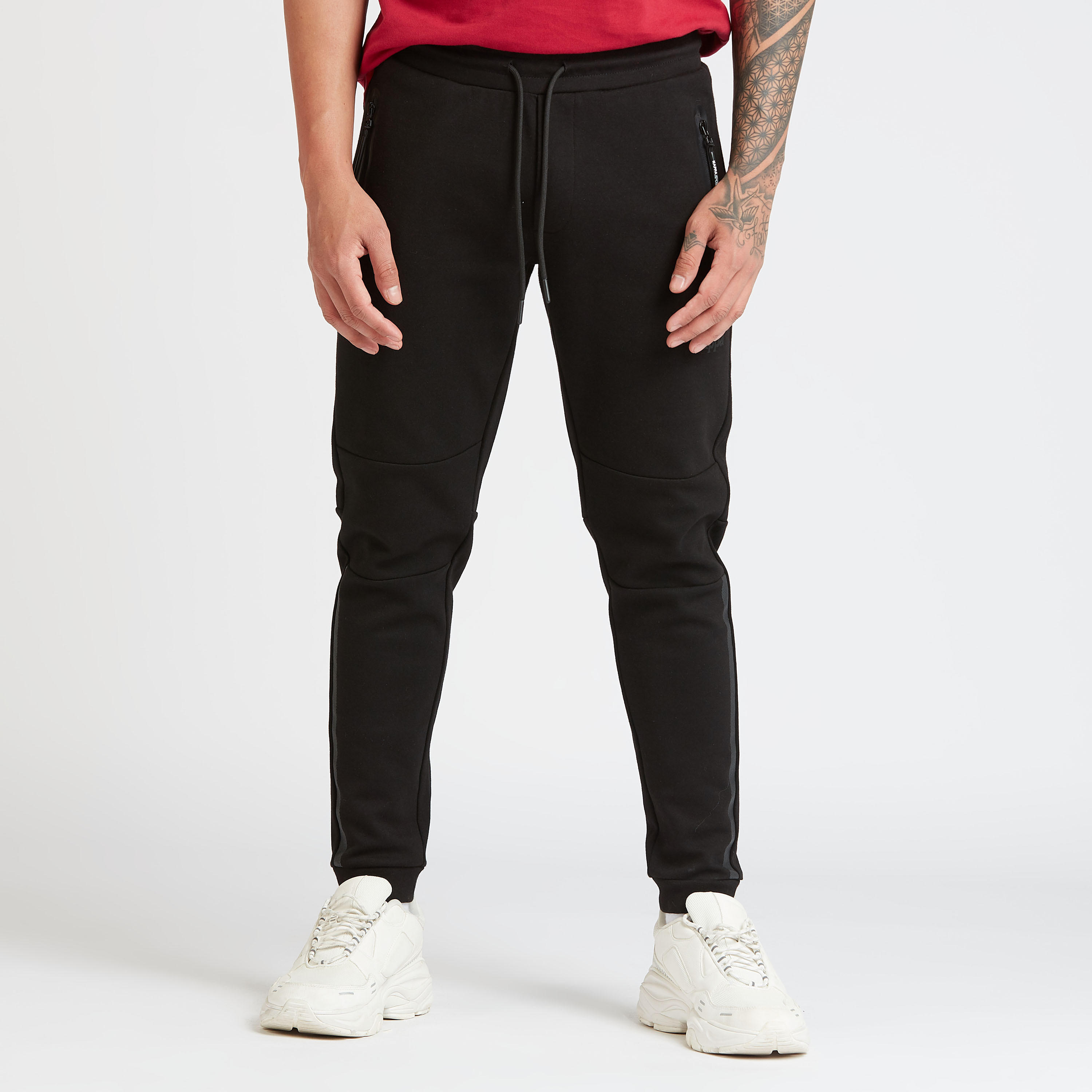 Kappa Solid Jog Pants with Pocket Detail and Drawstring-men-clothing-sportswearandactivewear-tracksuits-image-1