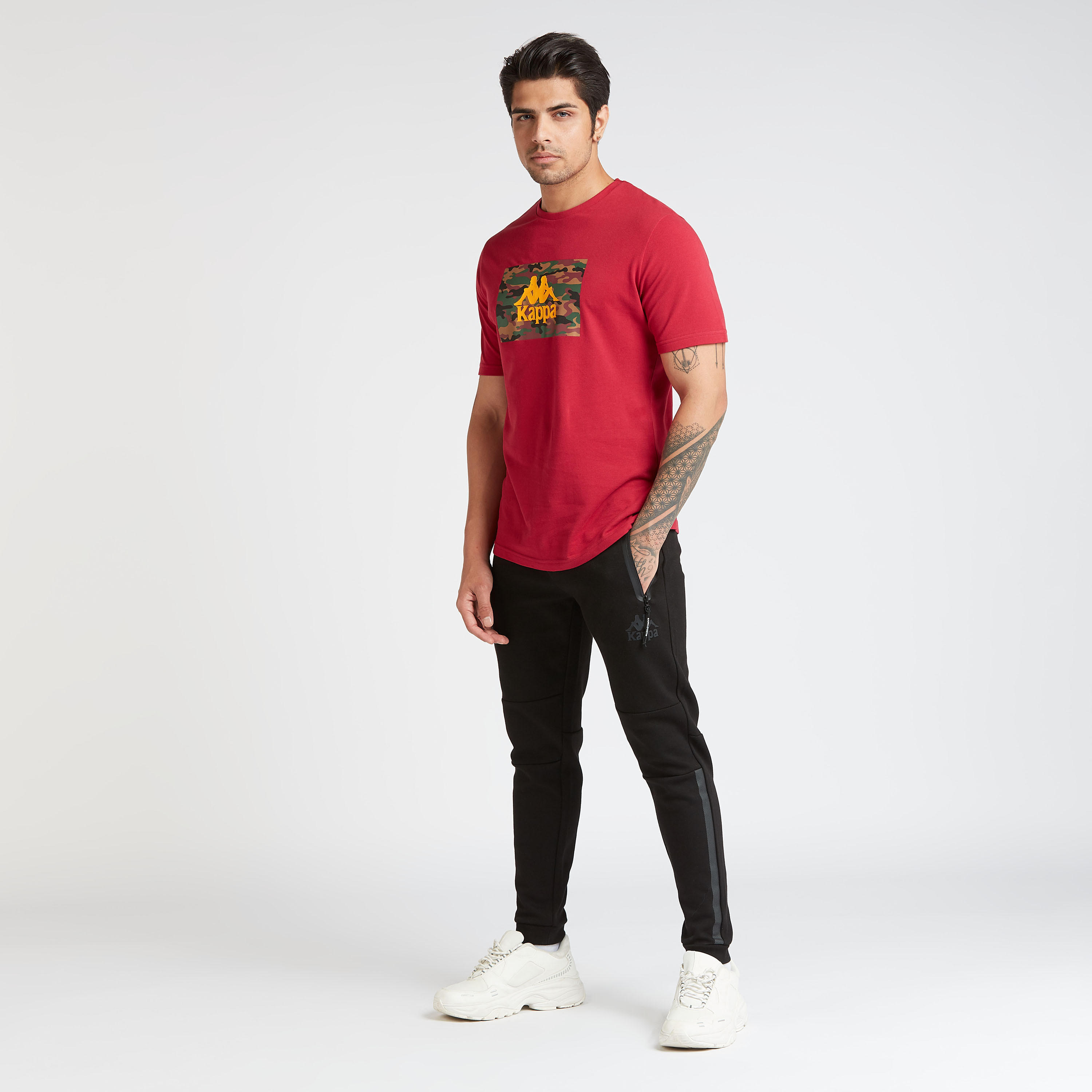Kappa Solid Jog Pants with Pocket Detail and Drawstring-men-clothing-sportswearandactivewear-tracksuits-image-2