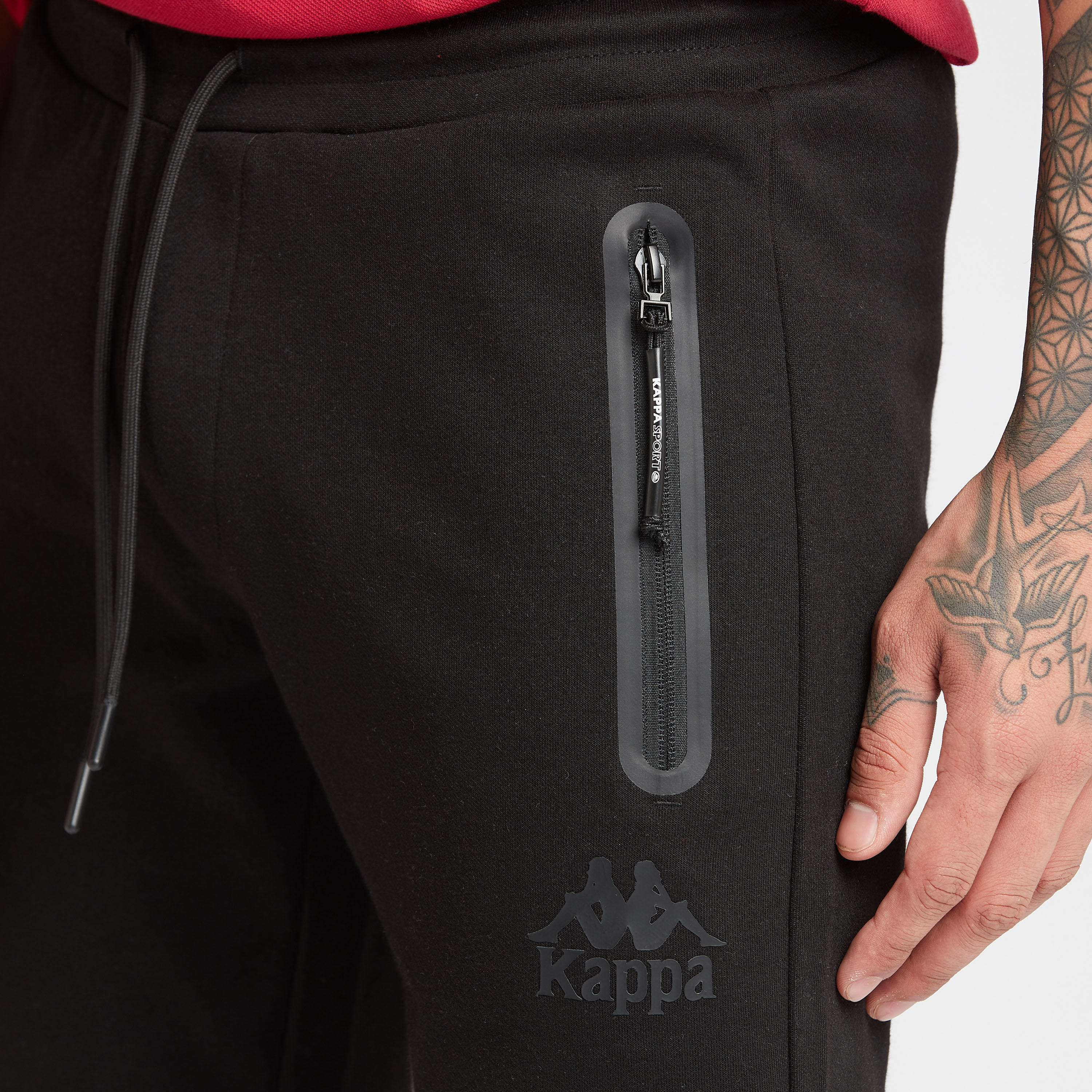 Kappa Solid Jog Pants with Pocket Detail and Drawstring-men-clothing-sportswearandactivewear-tracksuits-image-3
