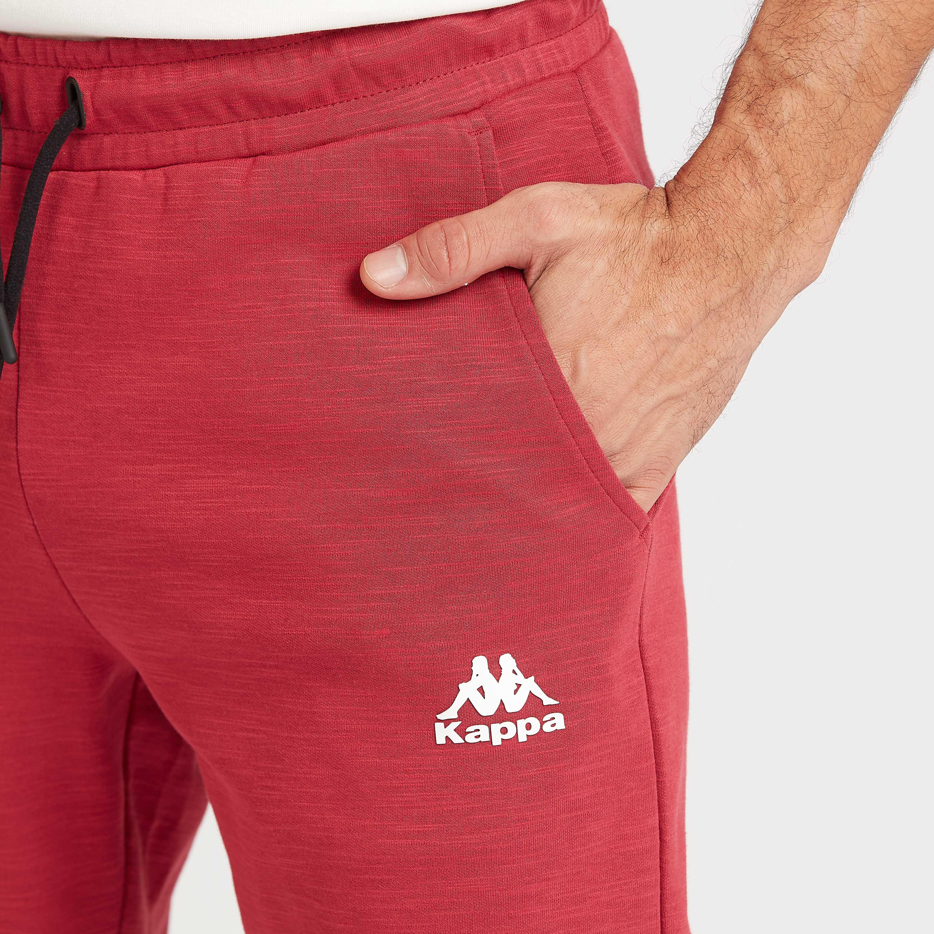 Kappa Full Length Solid Jog Pants with Pocket Detail and Drawstring-men-clothing-sportswearandactivewear-bottoms-image-3