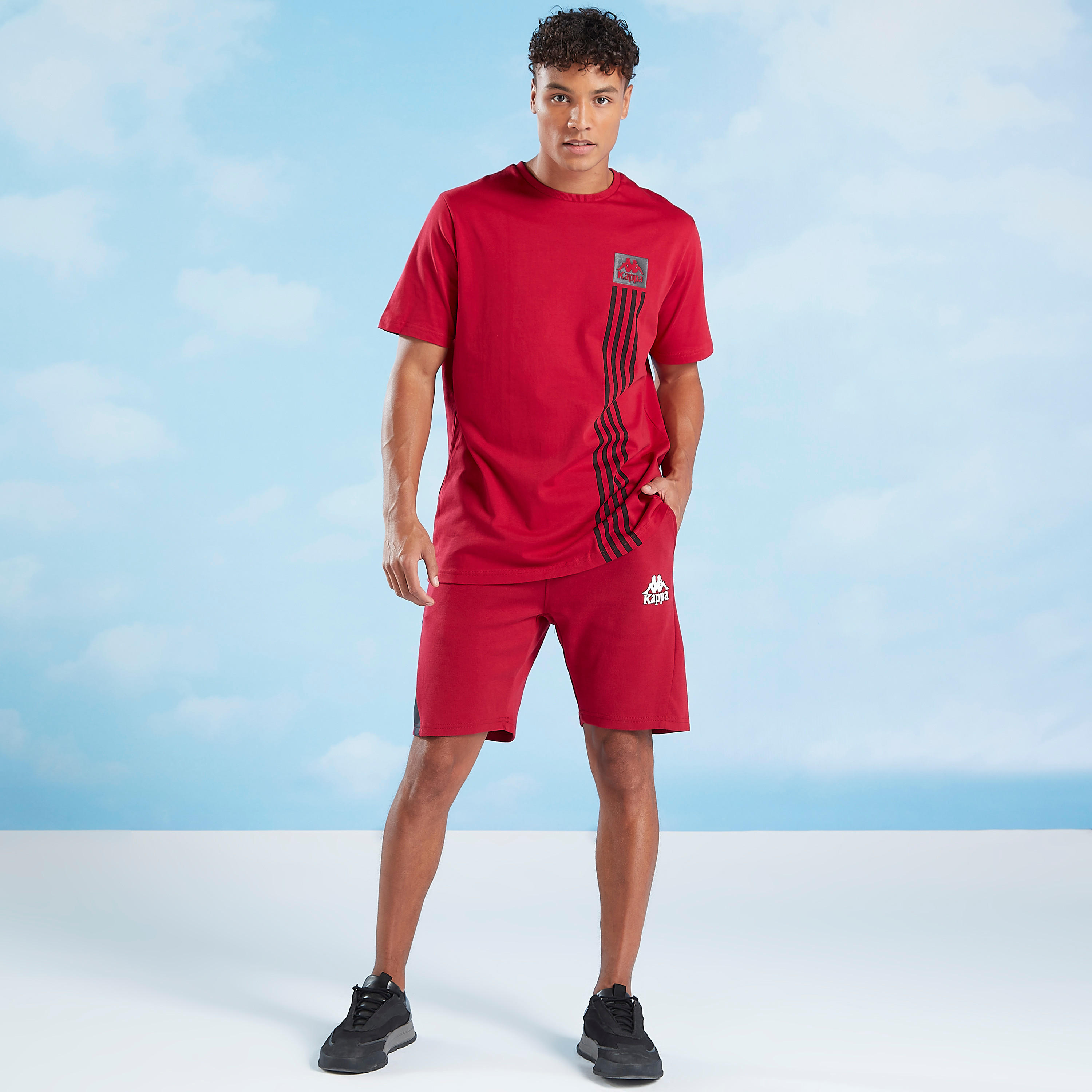 Kappa Solid Shorts with Pocket Detail and Drawstring-men-clothing-sportswearandactivewear-bottoms-image-2