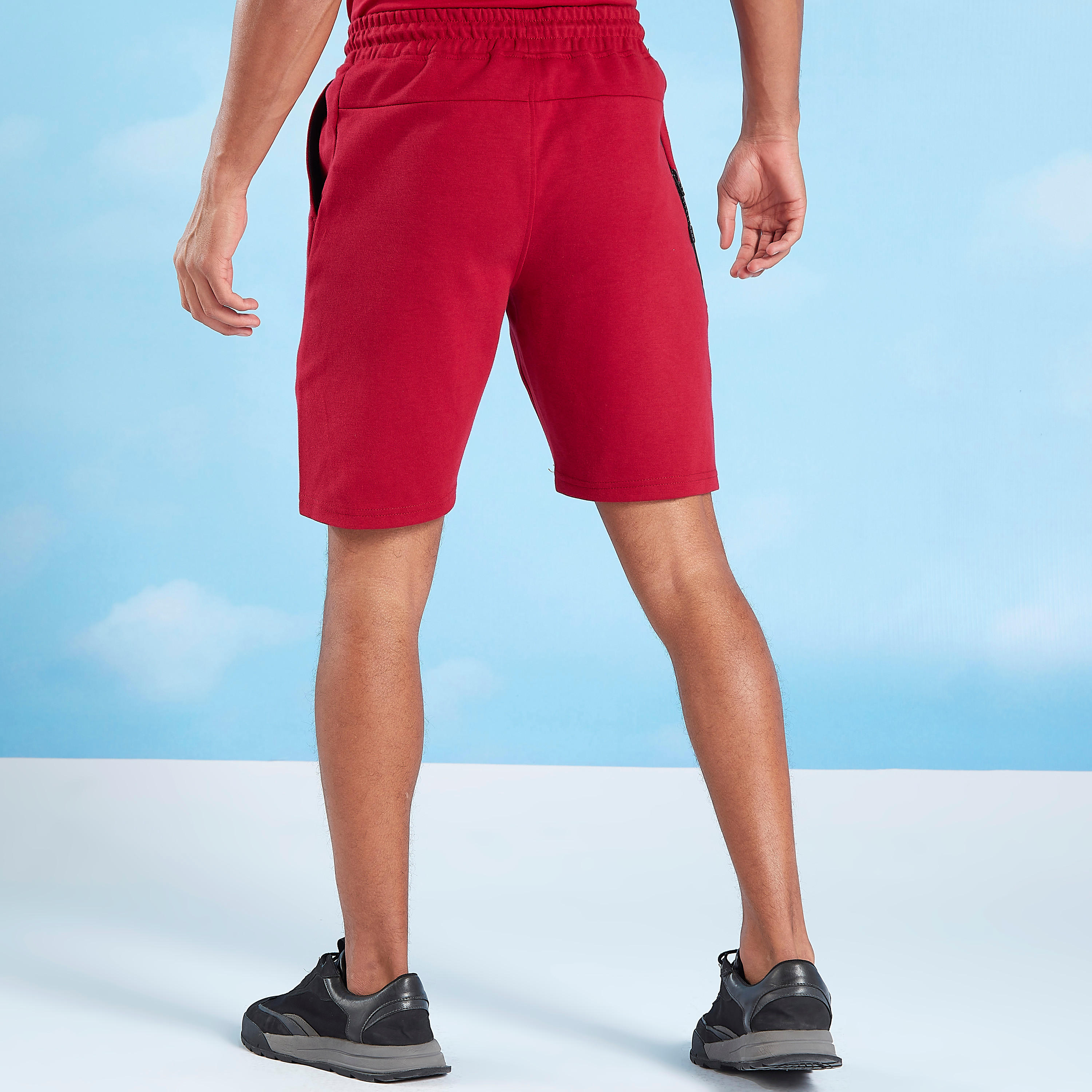 Kappa Solid Shorts with Pocket Detail and Drawstring-men-clothing-sportswearandactivewear-bottoms-image-4