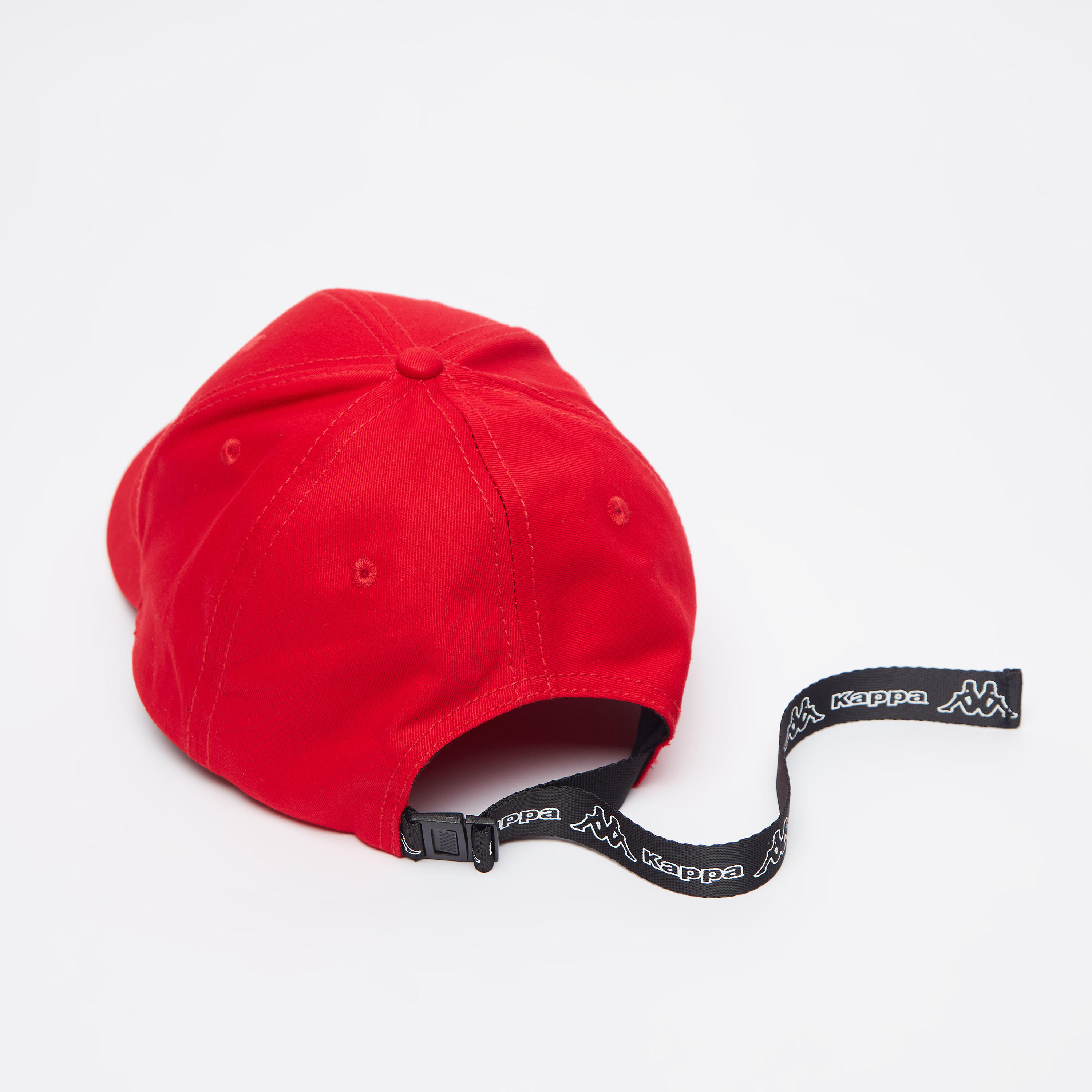 Kappa Logo Embroidered Cap with Clip Closure-men-caps-image-3