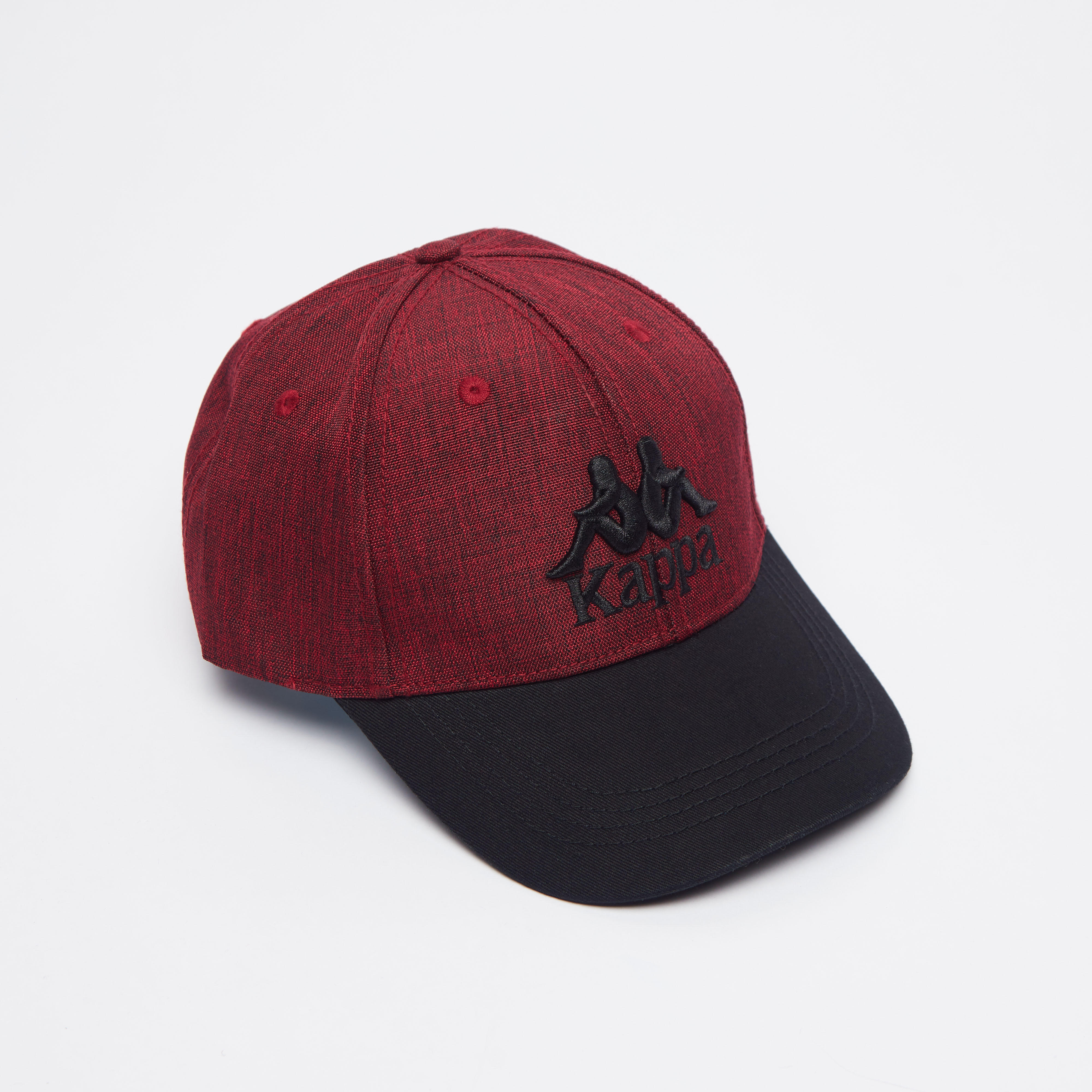 Kappa Textured Cap with Plate Buckle Closure-men-caps-image-1