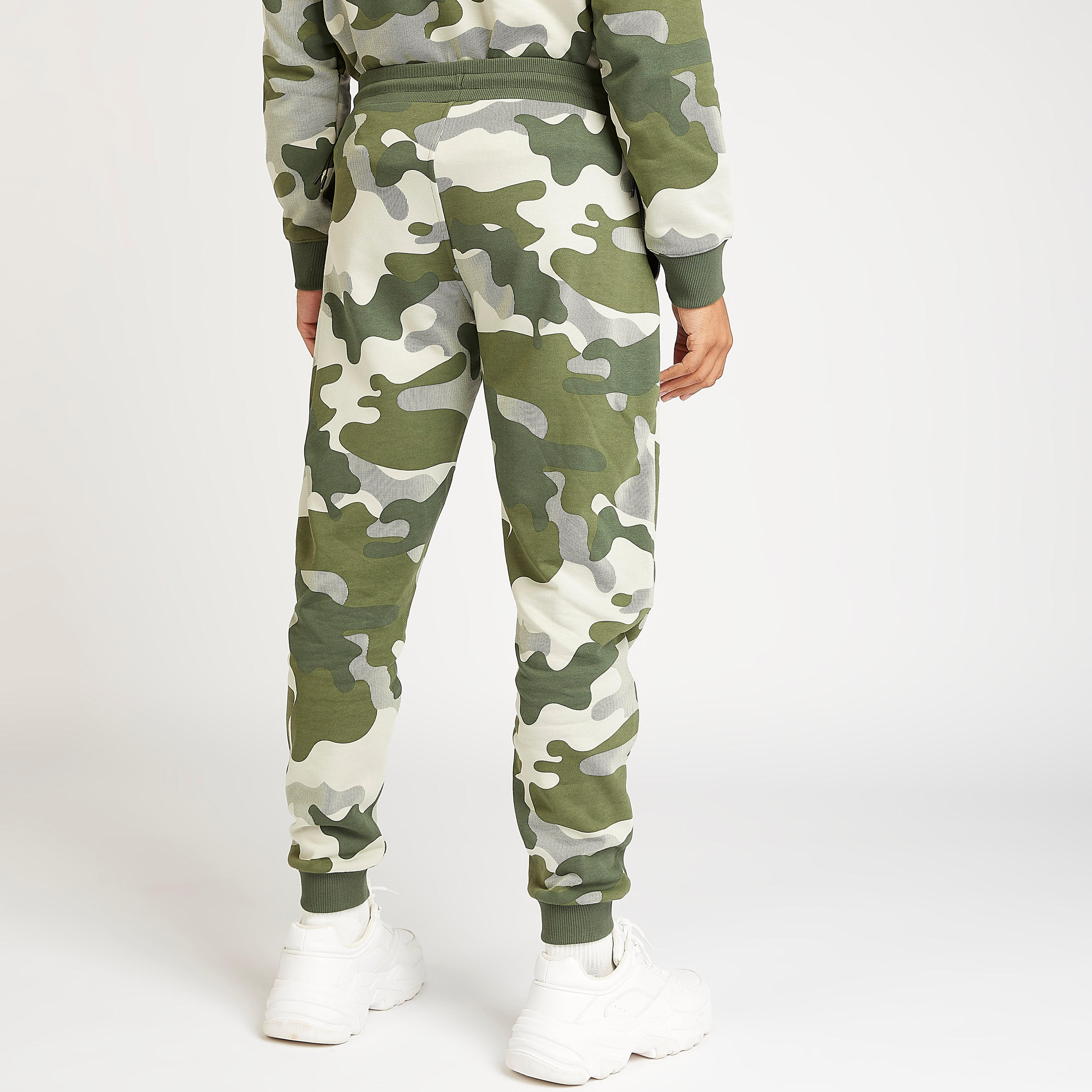 Kappa Camouflage Print Full Length Jog Pants with Pockets-men-clothing-sportswearandactivewear-tracksuits-image-7