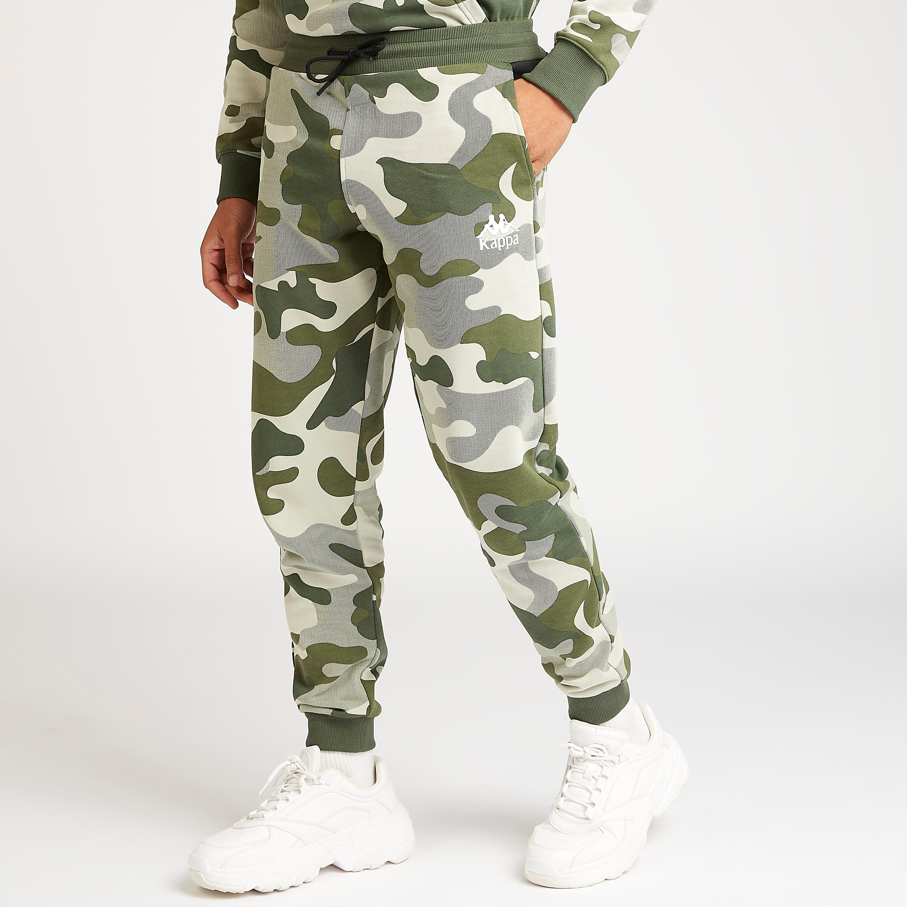 Kappa Camouflage Print Full Length Jog Pants with Pockets-men-clothing-sportswearandactivewear-tracksuits-image-10