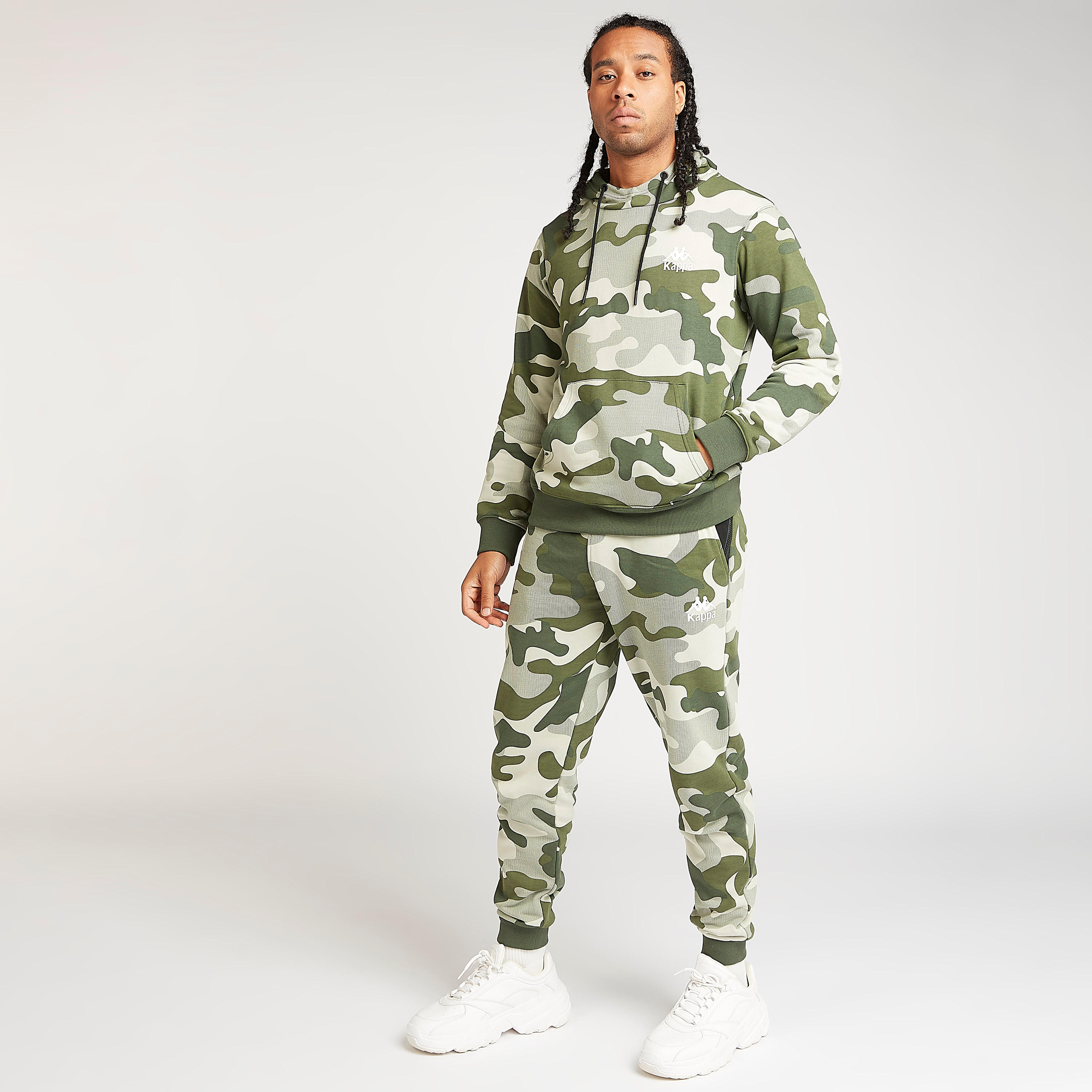 Kappa Camouflage Print Full Length Jog Pants with Pockets-men-clothing-sportswearandactivewear-tracksuits-image-11
