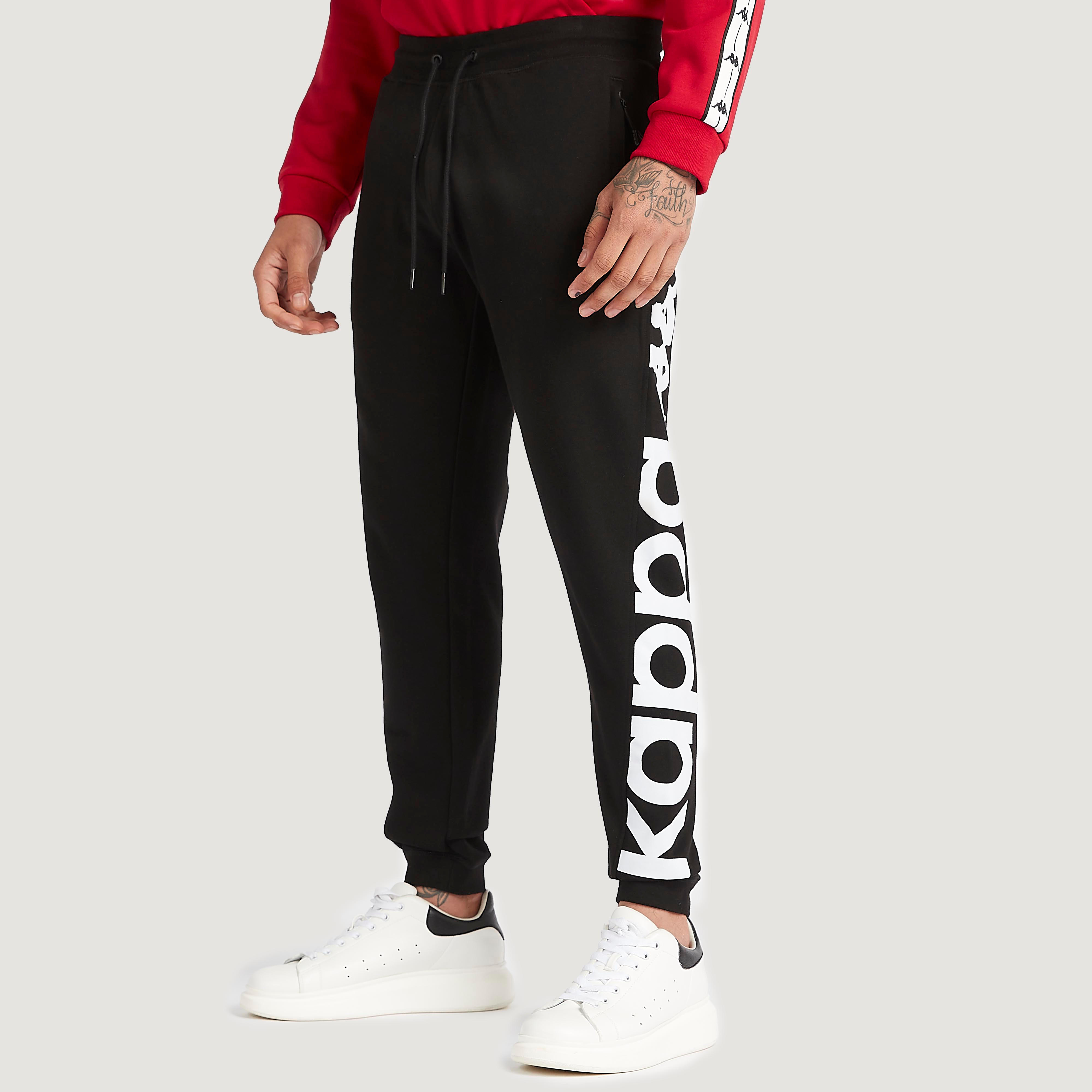 بنطلون رياضي برباط إغلاق وجيوب وطبعات من كابا-men-clothing-sportswearandactivewear-bottoms-image-5