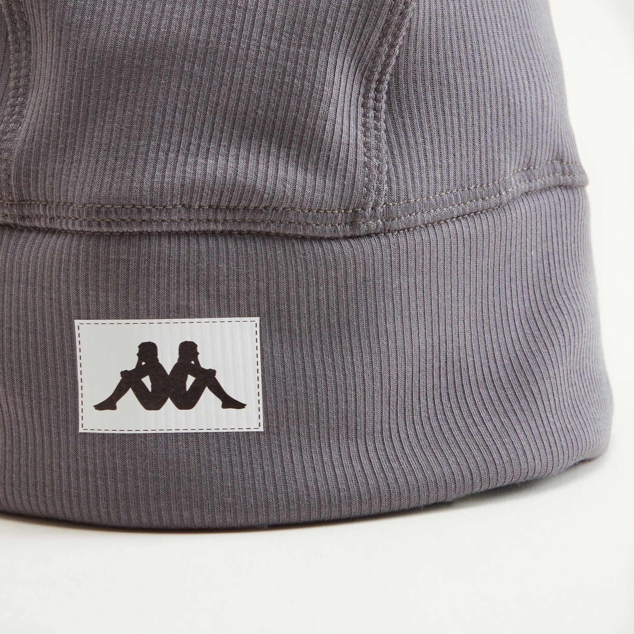 Kappa Solid Logo Detail Beanie-men-caps-image-2