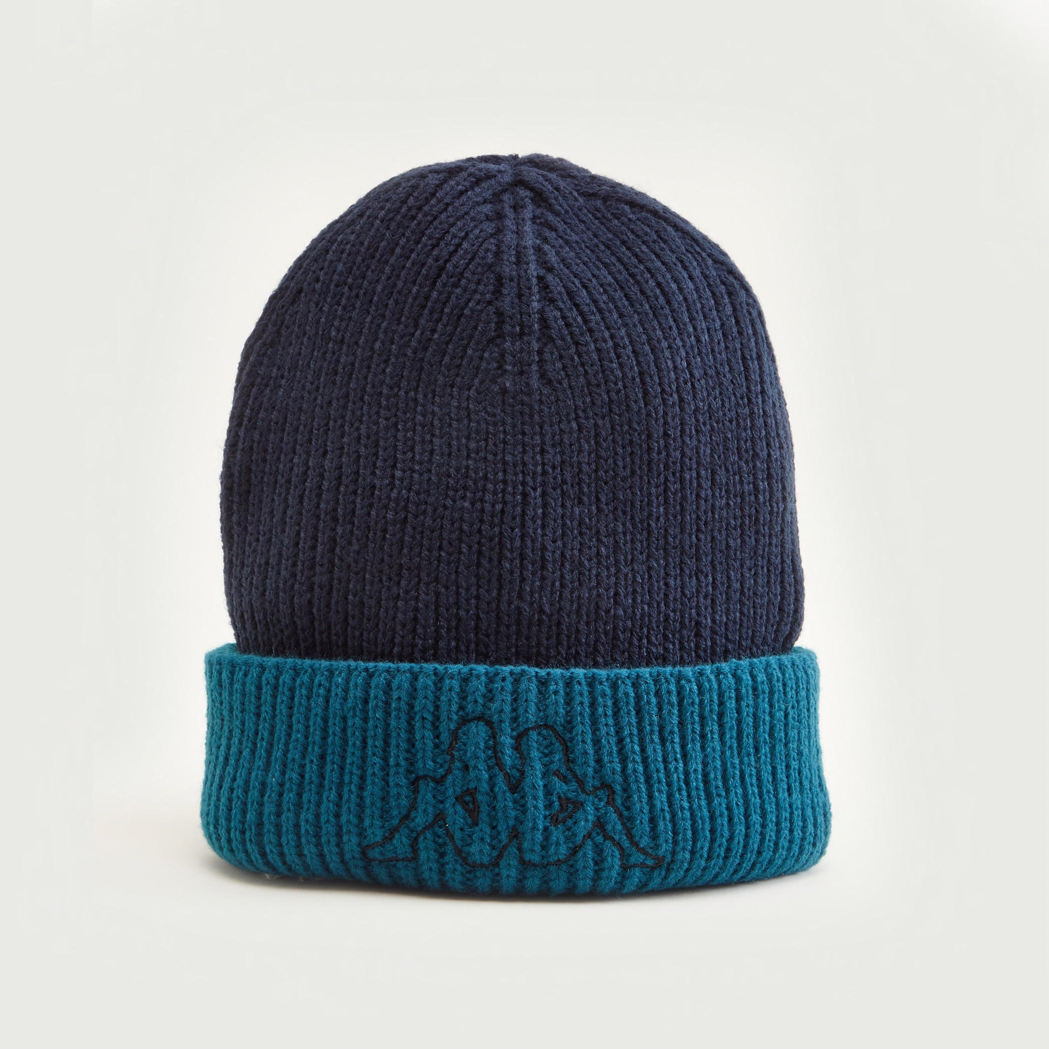 Kappa Solid Logo Embroidered Beanie-men-caps-image-1