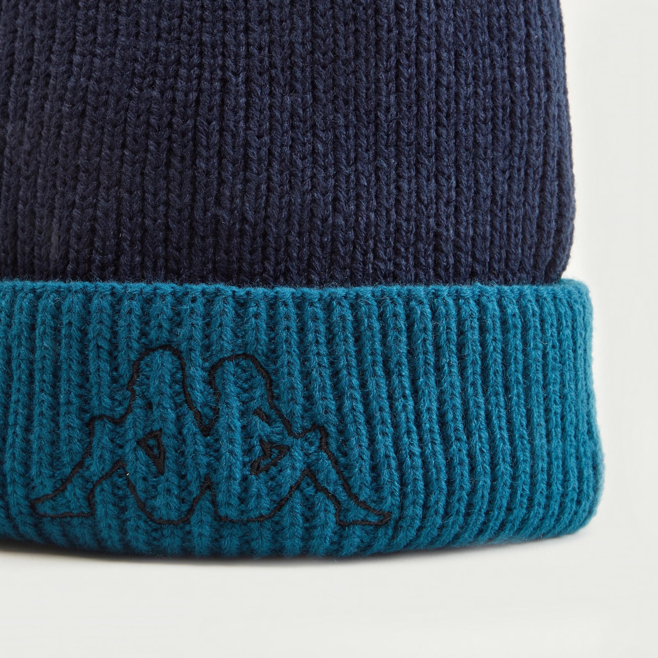 Kappa Solid Logo Embroidered Beanie-men-caps-image-2