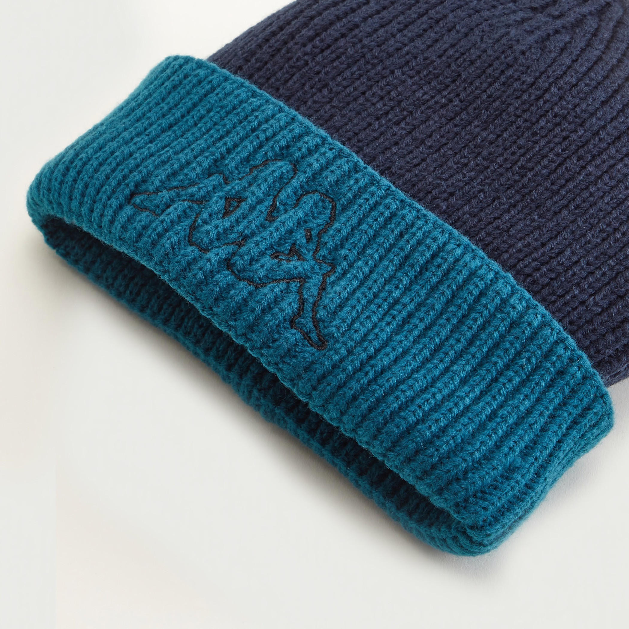 Kappa Solid Logo Embroidered Beanie-men-caps-image-4