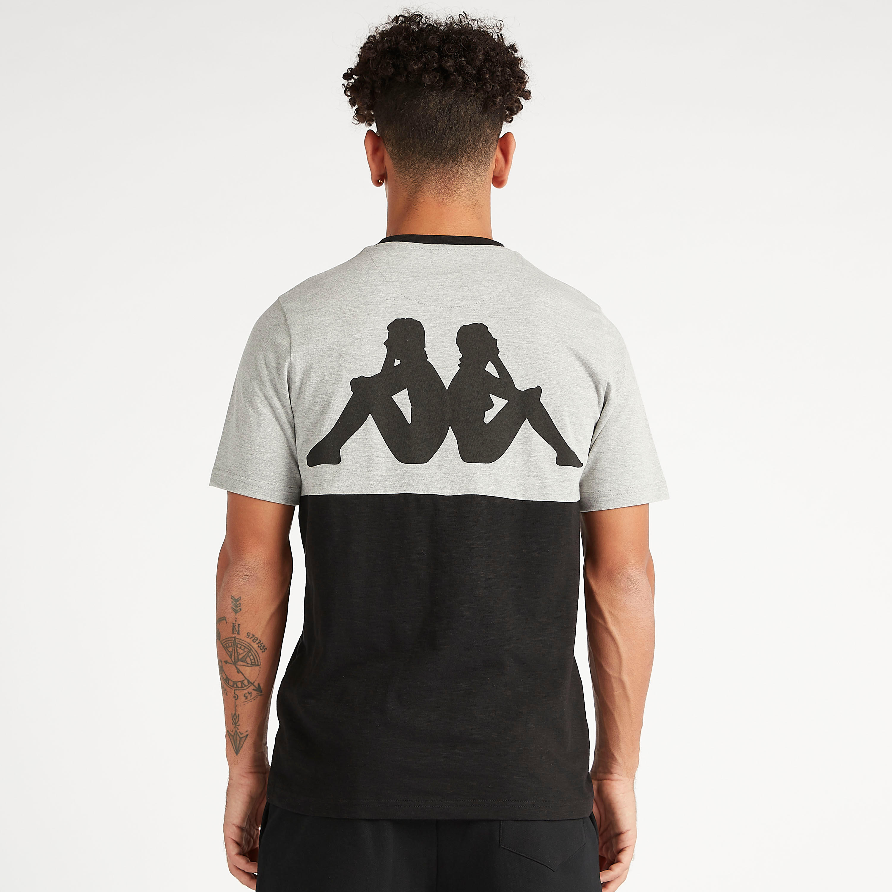 Sustainable Kappa Logo Print T-shirt with Short Sleeves and Crew Neck-men-clothing-sportswearandactivewear-tshirtsandpolos-image-4