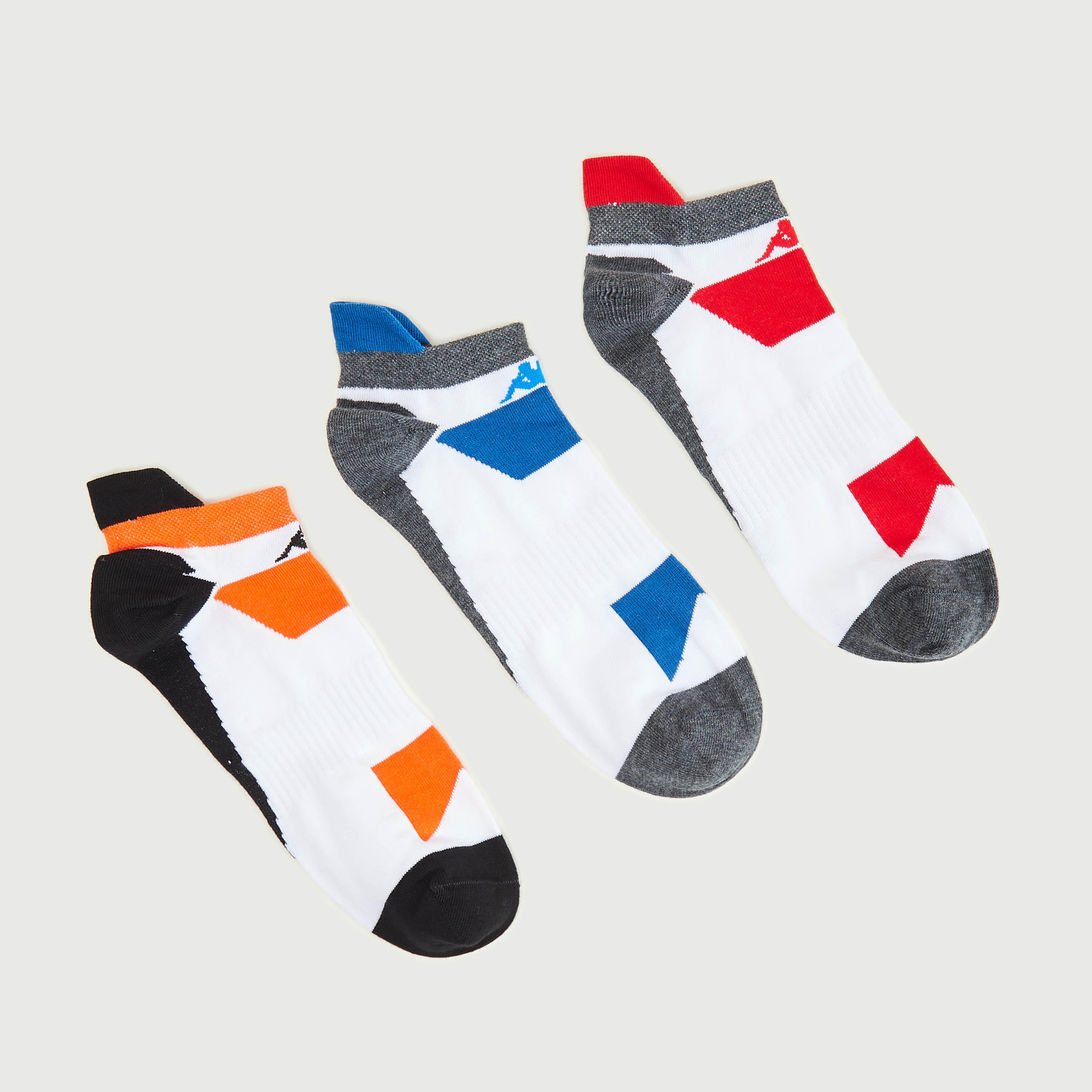Set of 3 - Kappa Ankle Length Socks-men-socks-image-1