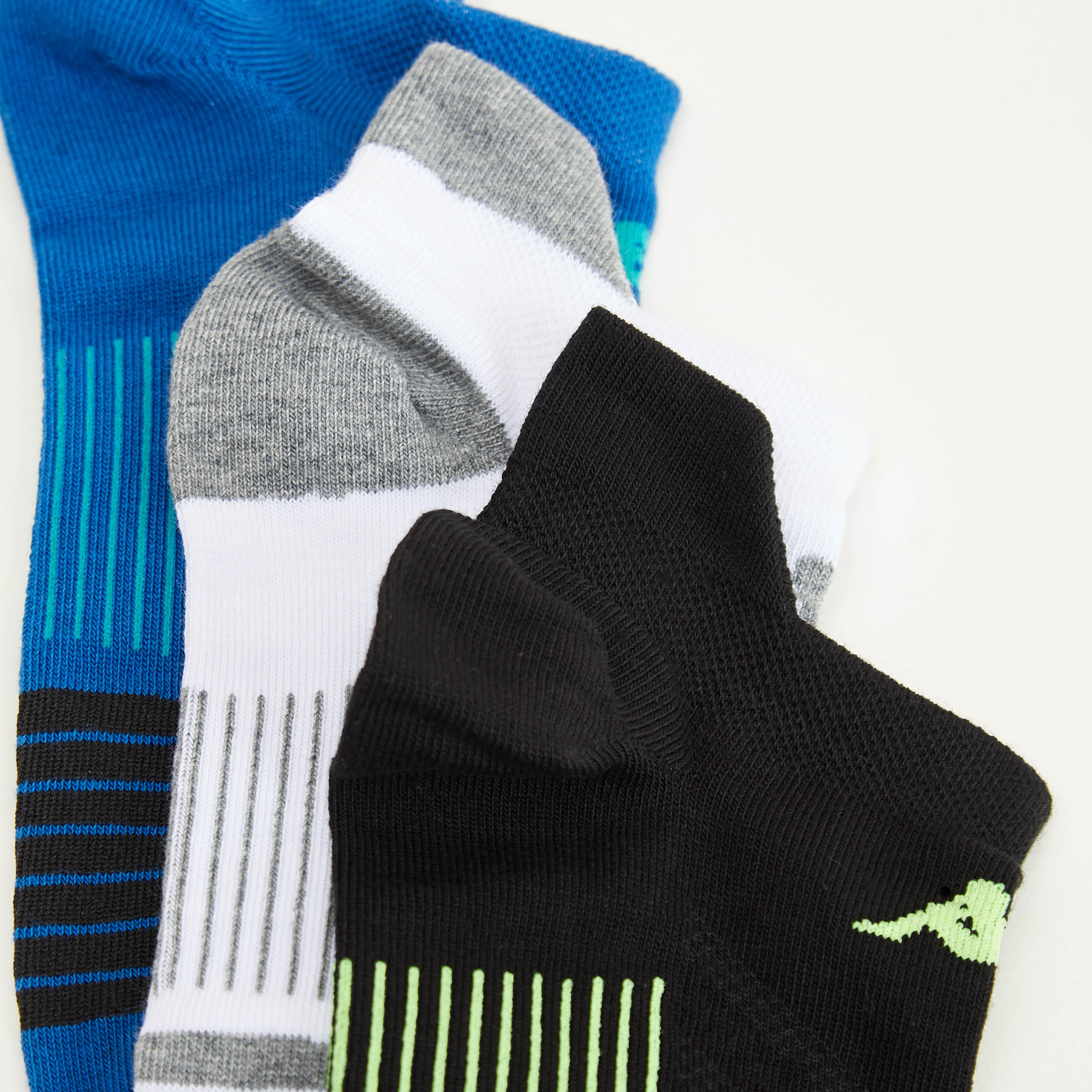 جوارب مقلّمة بطول الكاحل من كابا - طقم من 3 أزواج-men-socks-image-3