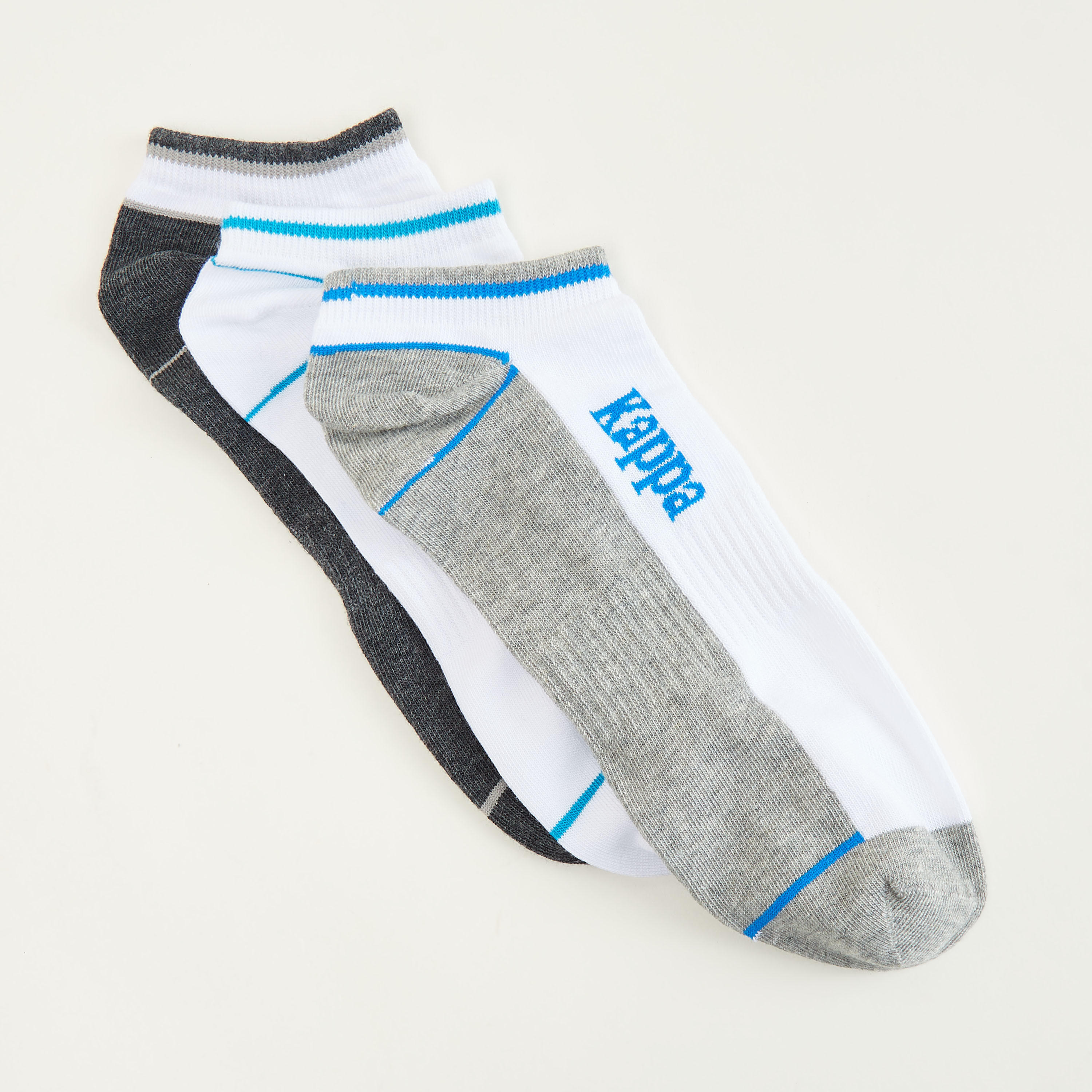 جوارب بطول الكاحل من كابا - طقم من 3 أزواج-men-socks-image-3