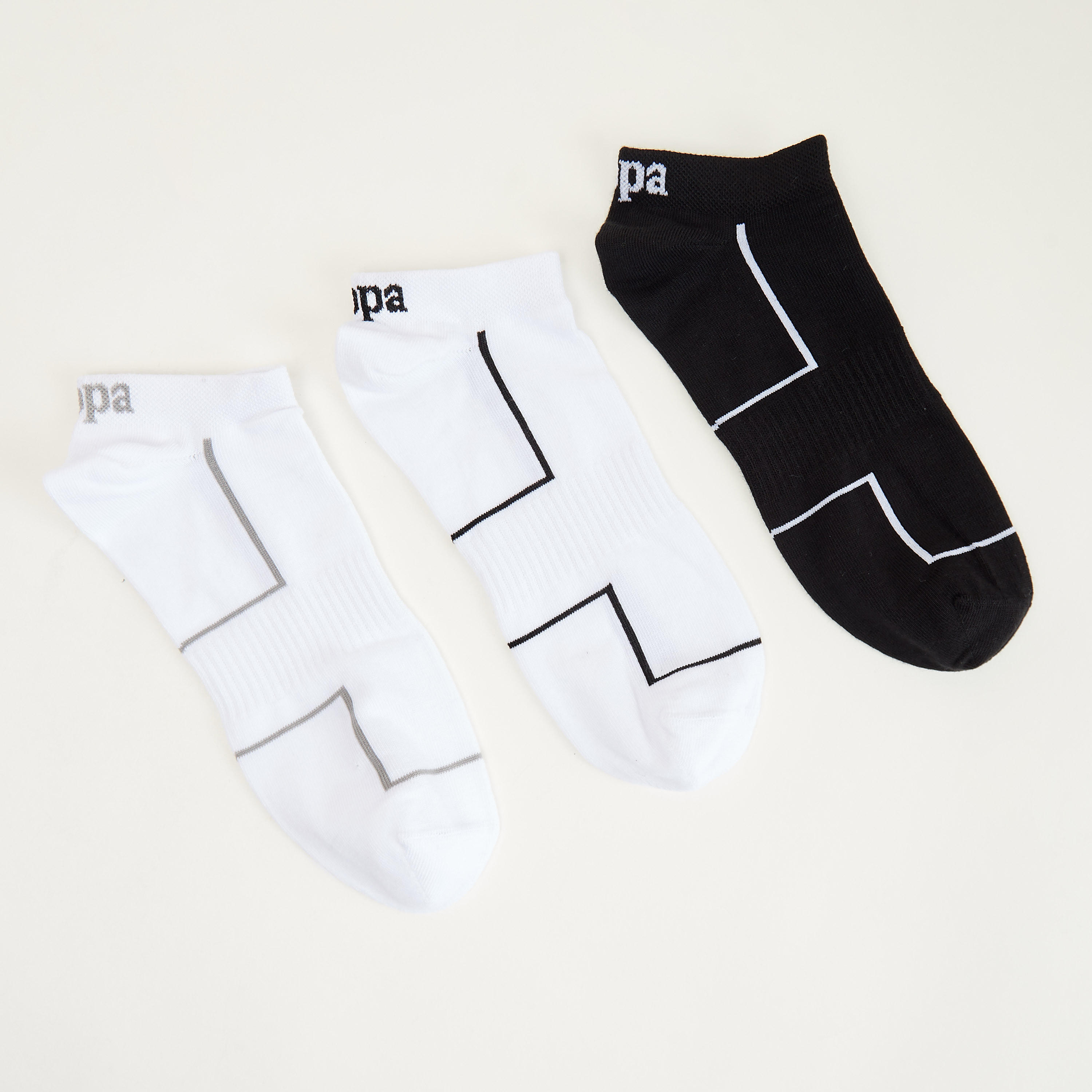 Set of 3 - Kappa Printed Ankle Length Socks-men-socks-image-1