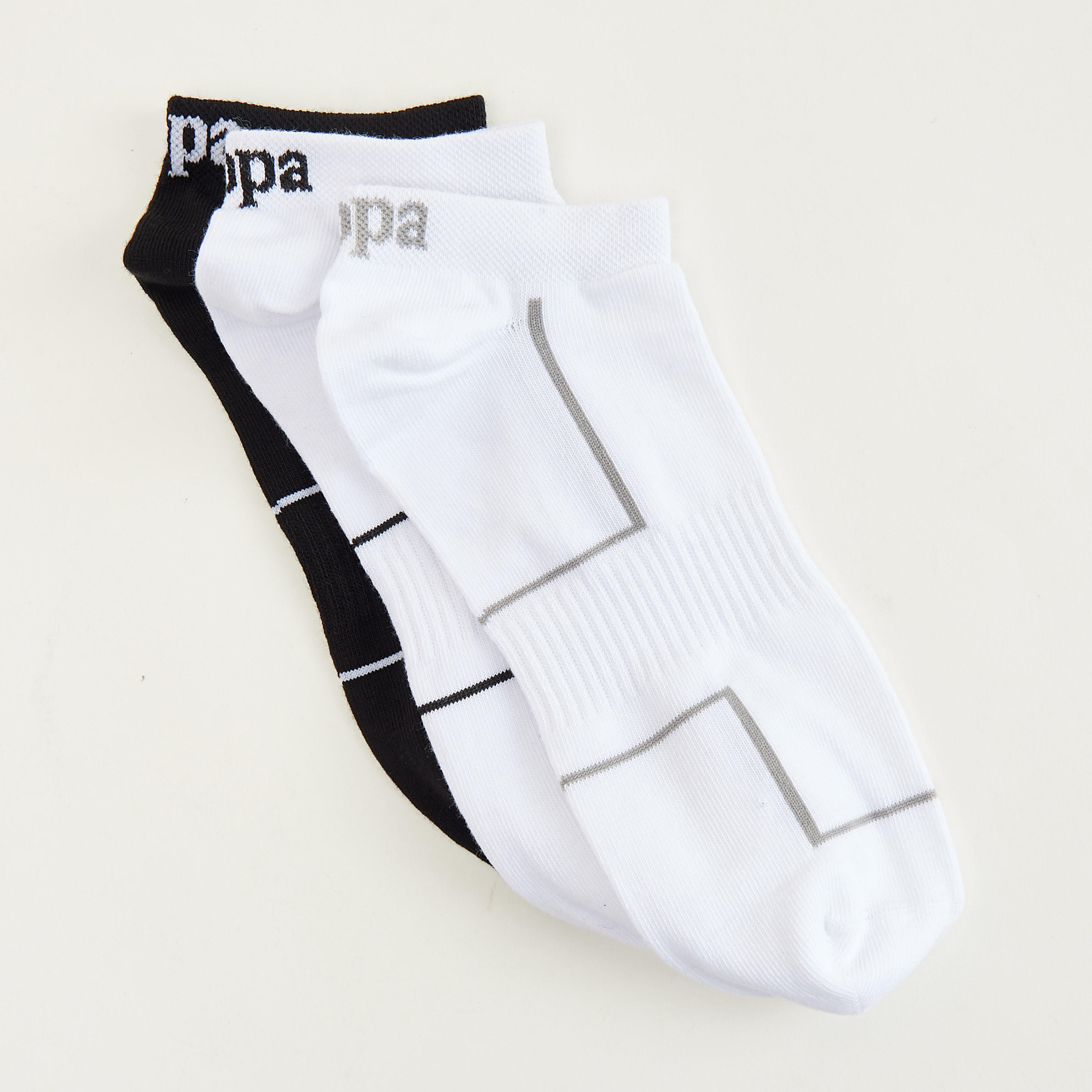 Set of 3 - Kappa Printed Ankle Length Socks-men-socks-image-2