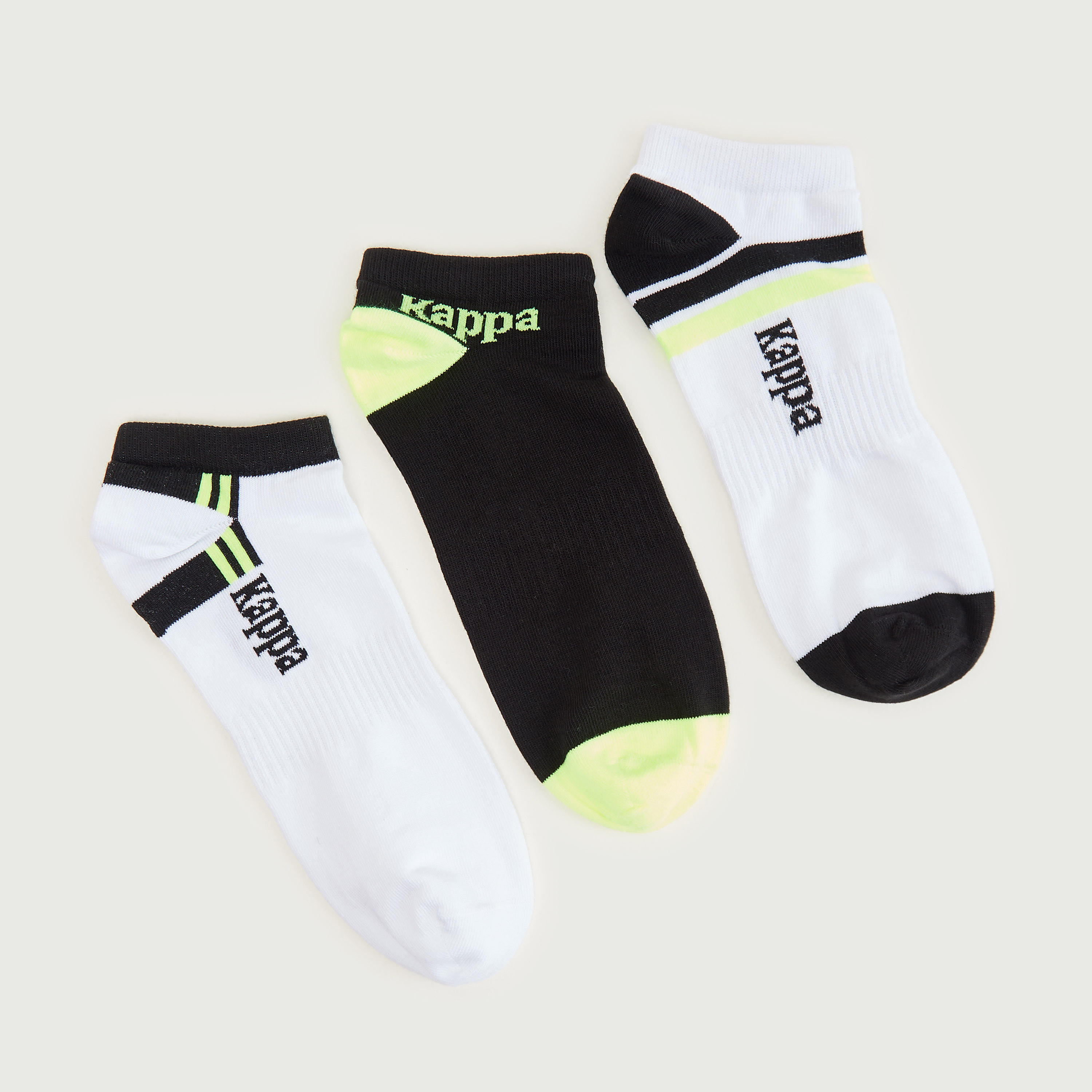 جوارب متنوّعة بطول الكاحل من كابا - طقم من 3 أزواج-men-socks-image-1