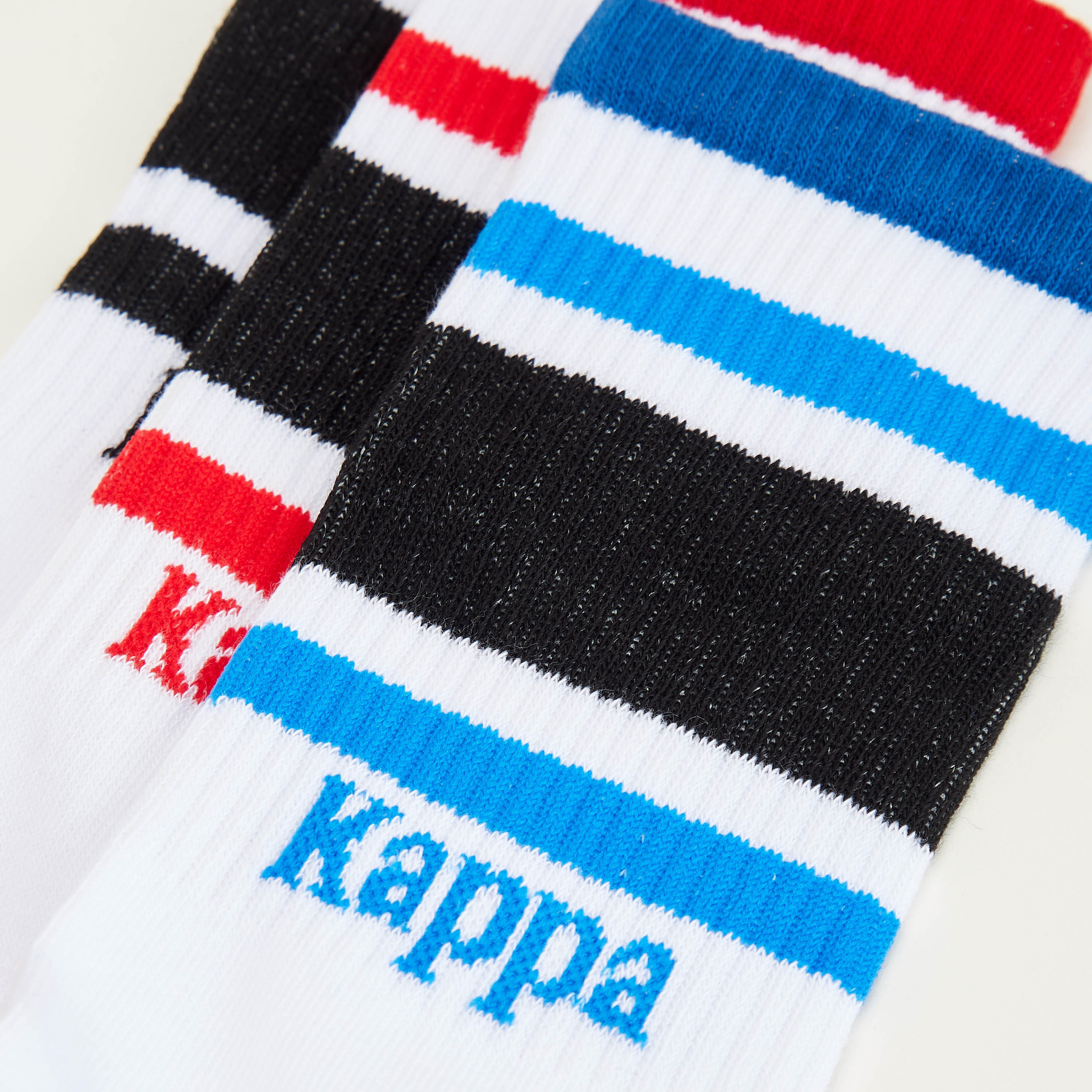 جوارب بطول أعلى الكاحل مخطّطة من كابا - طقم من 3 قطع-men-socks-image-3