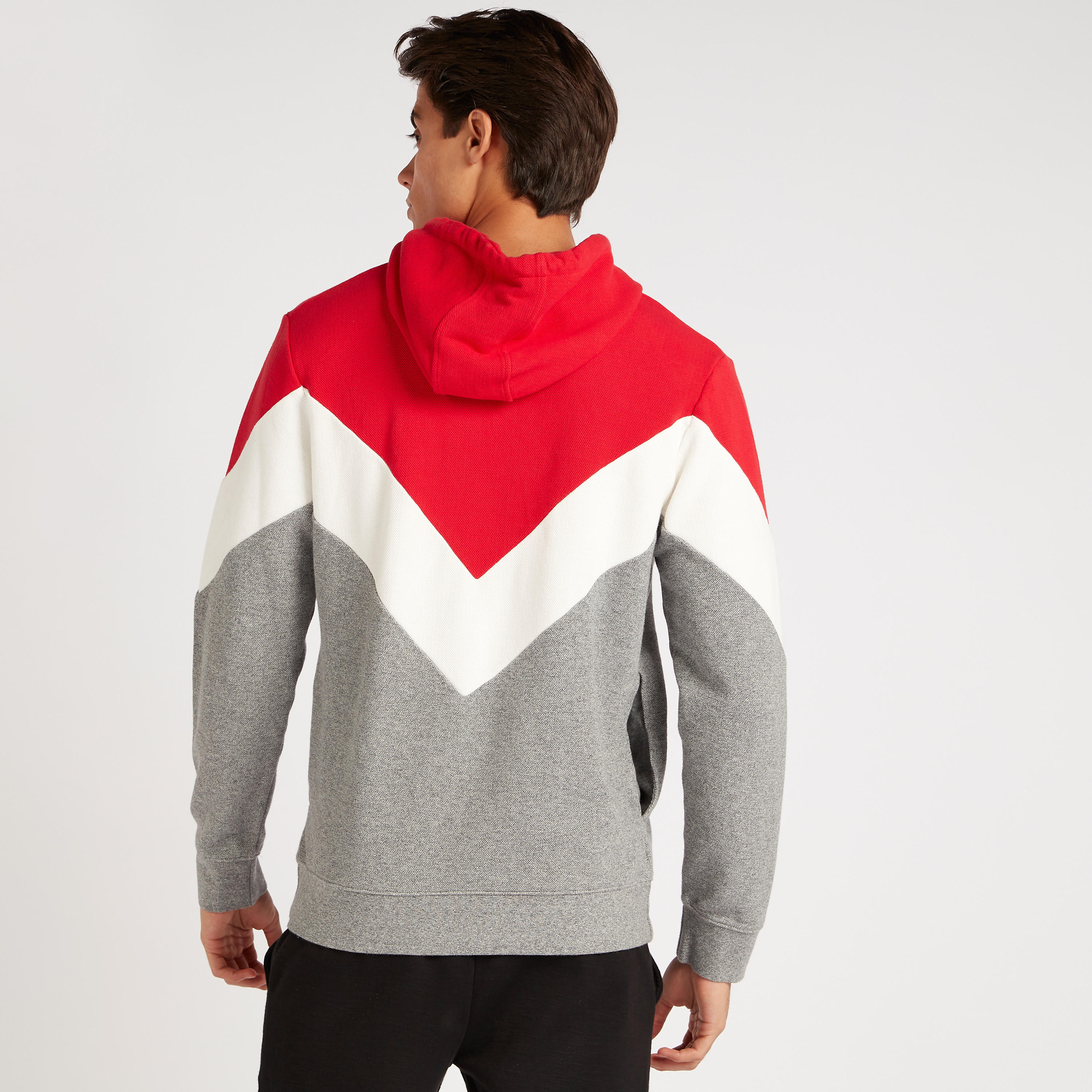 هودي بأكمام طويلة وطبعات قوالب ملونة من كابا-men-winterwear-hoodiesandsweatshirts-image-4