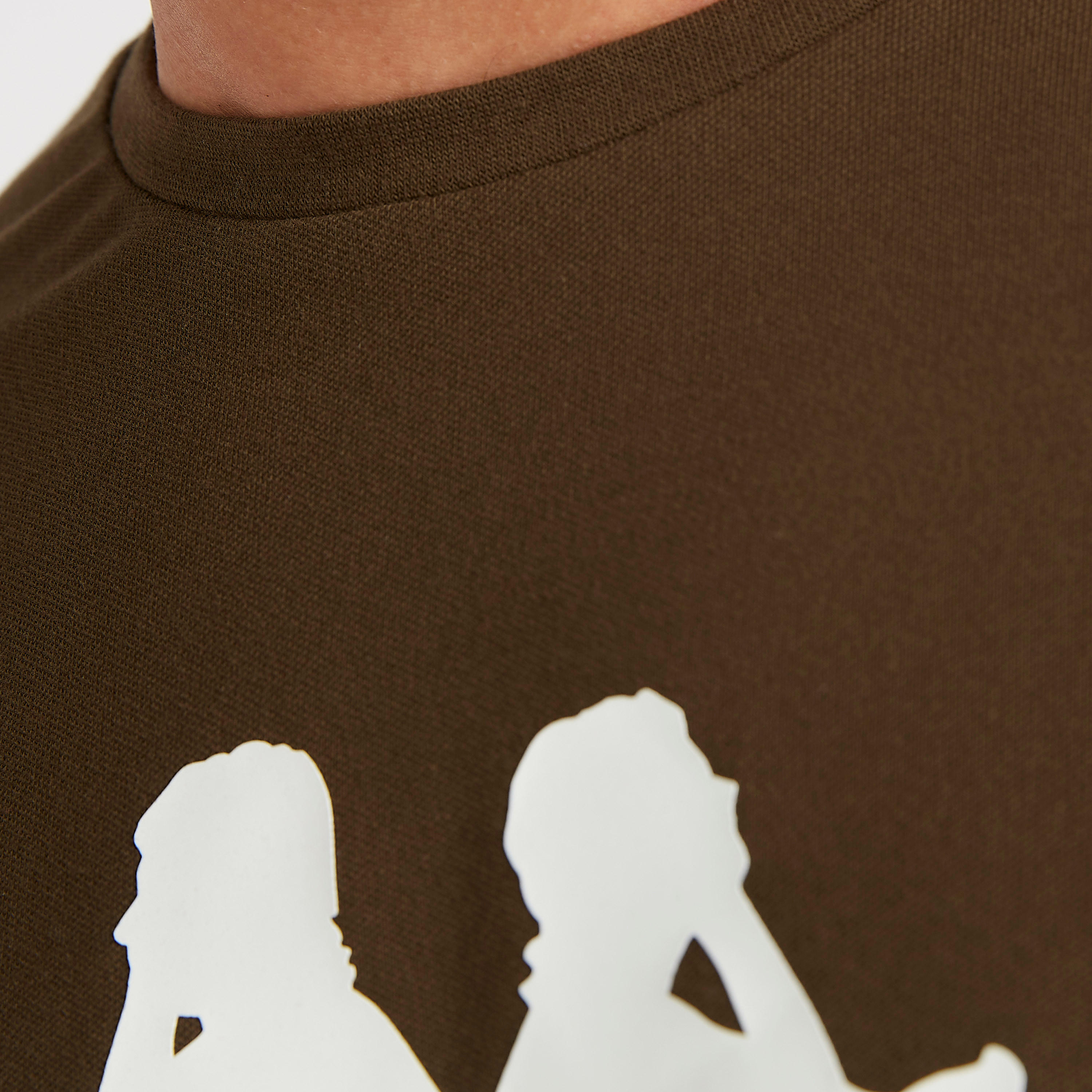 تيشيرت بياقة ضيّقة وأكمام قصيرة من كابا-men-clothing-sportswearandactivewear-tshirtsandpolos-image-1