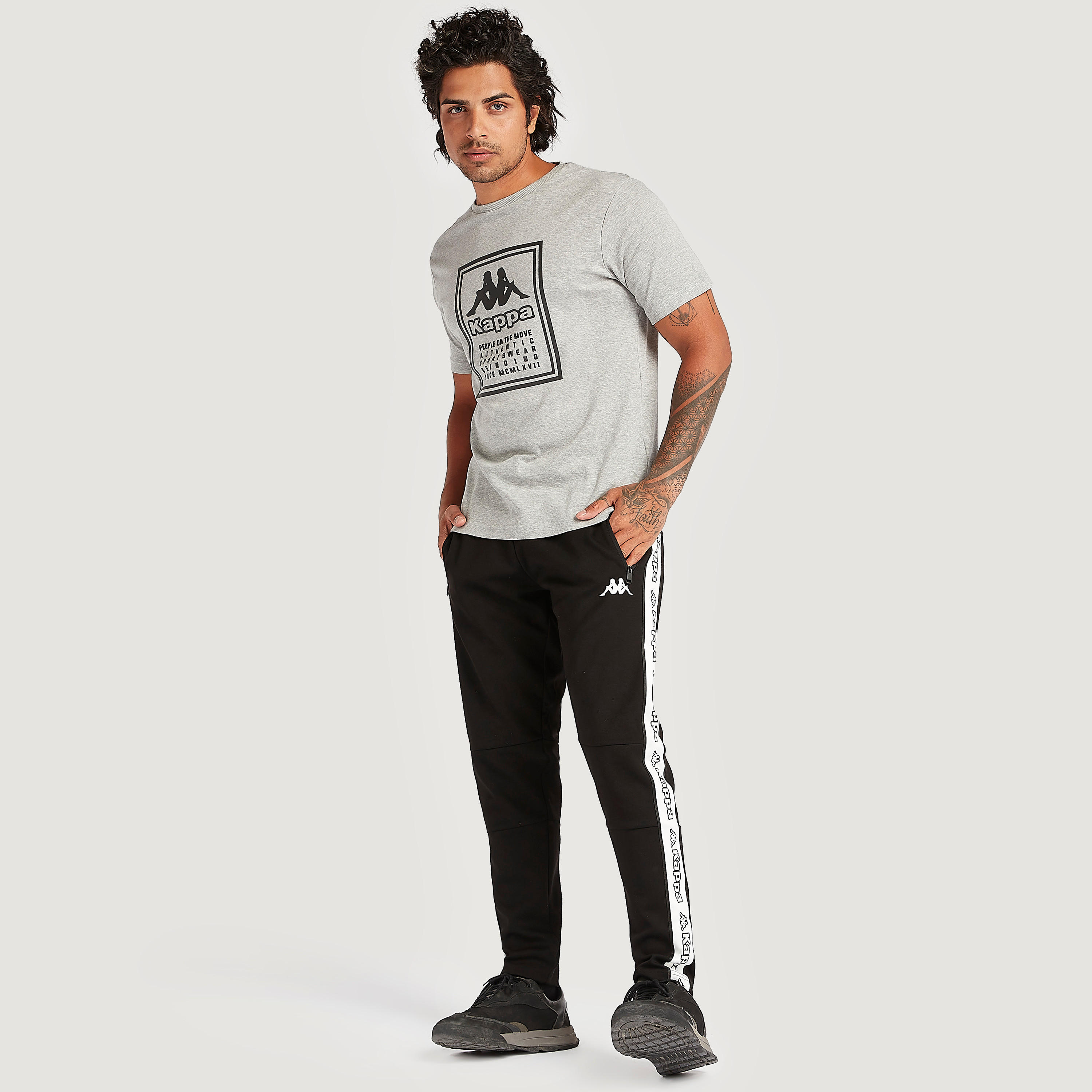 Kappa Printed T-shirt with Short Sleeves and Crew Neck-men-clothing-sportswearandactivewear-tshirtsandpolos-image-2
