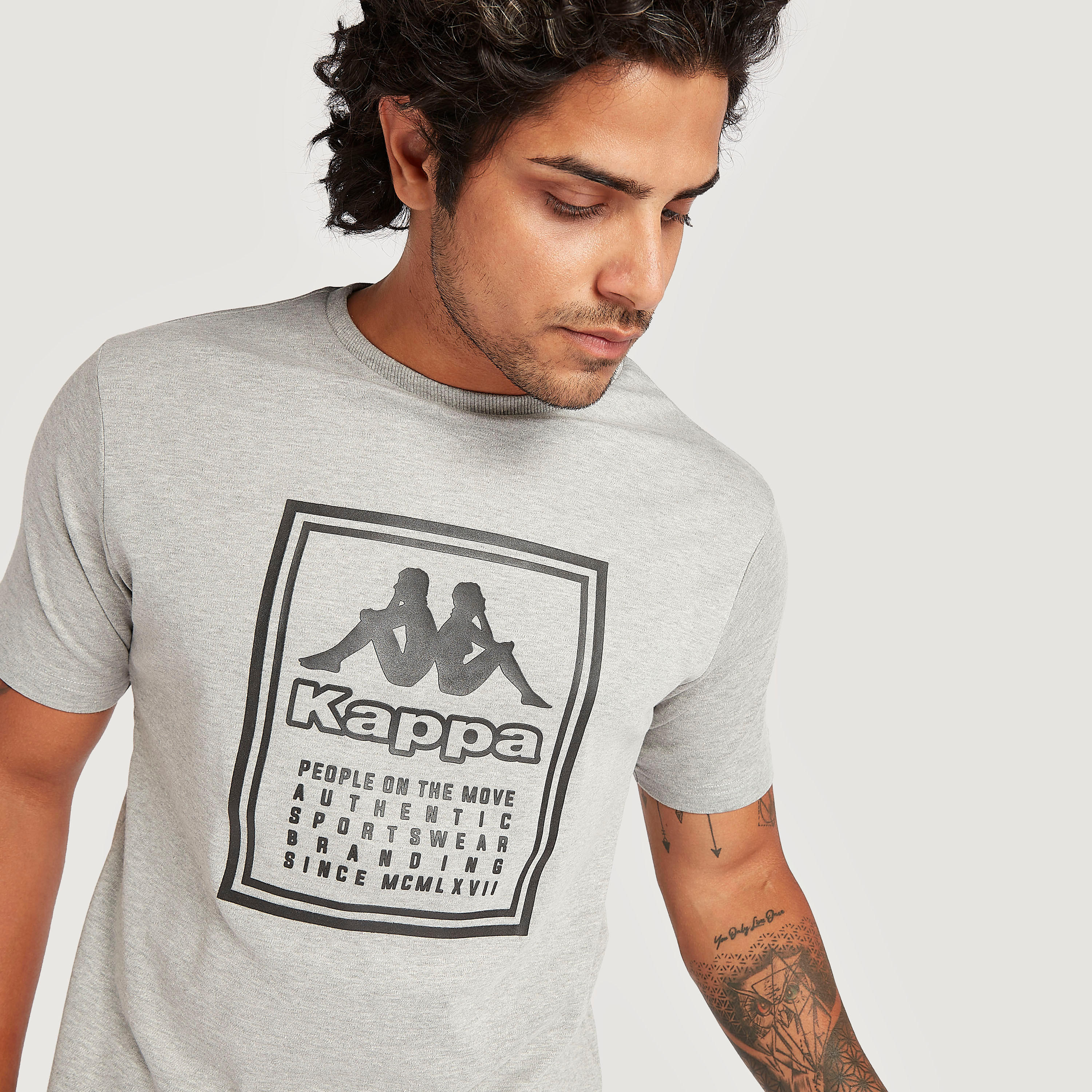 Kappa Printed T-shirt with Short Sleeves and Crew Neck-men-clothing-sportswearandactivewear-tshirtsandpolos-image-3