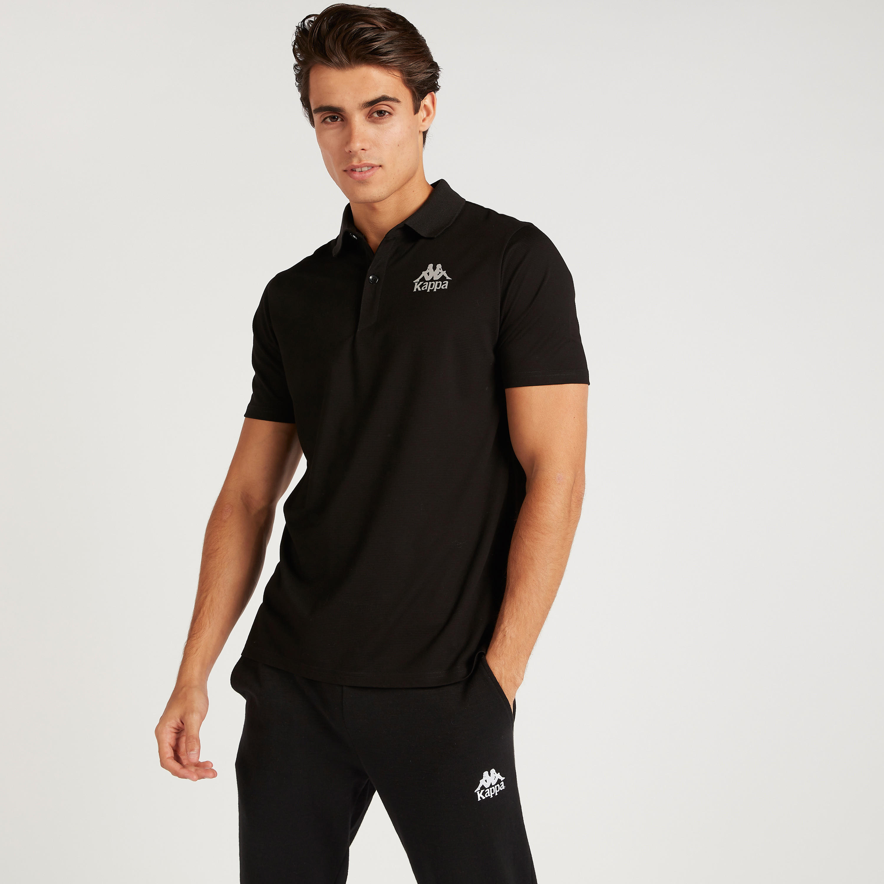 تيشيرت بولو سادة بأكمام قصيرة من كابا-men-clothing-sportswearandactivewear-tshirtsandpolos-image-6