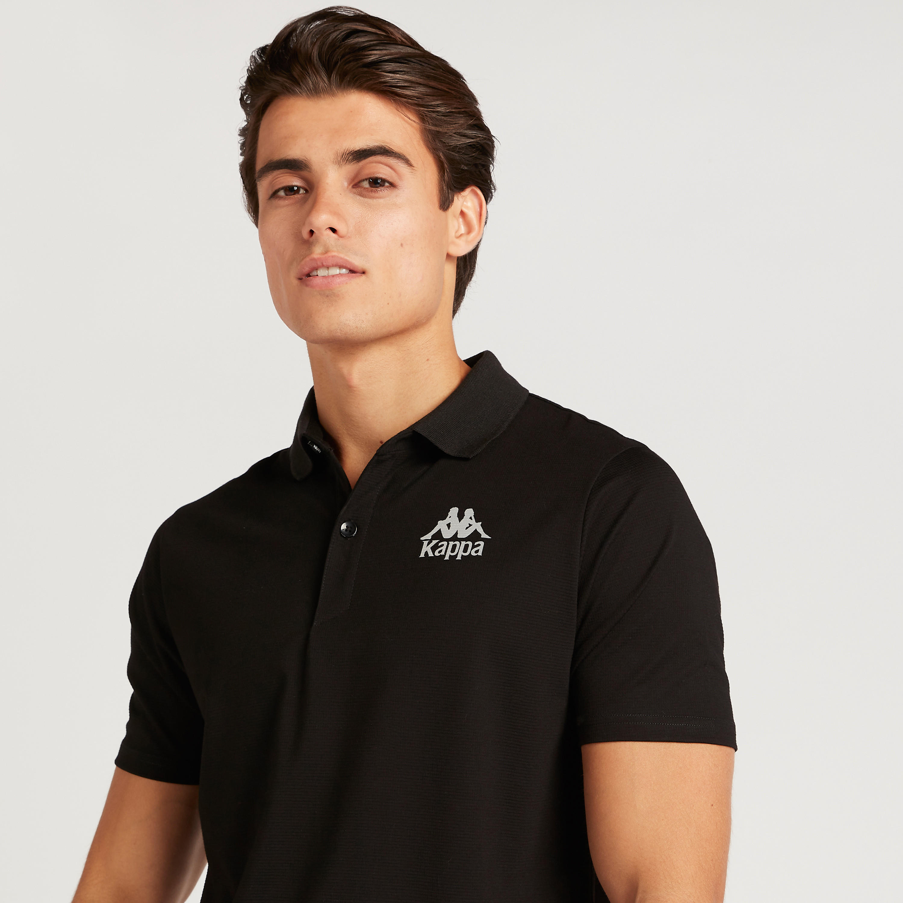 تيشيرت بولو سادة بأكمام قصيرة من كابا-men-clothing-sportswearandactivewear-tshirtsandpolos-image-4
