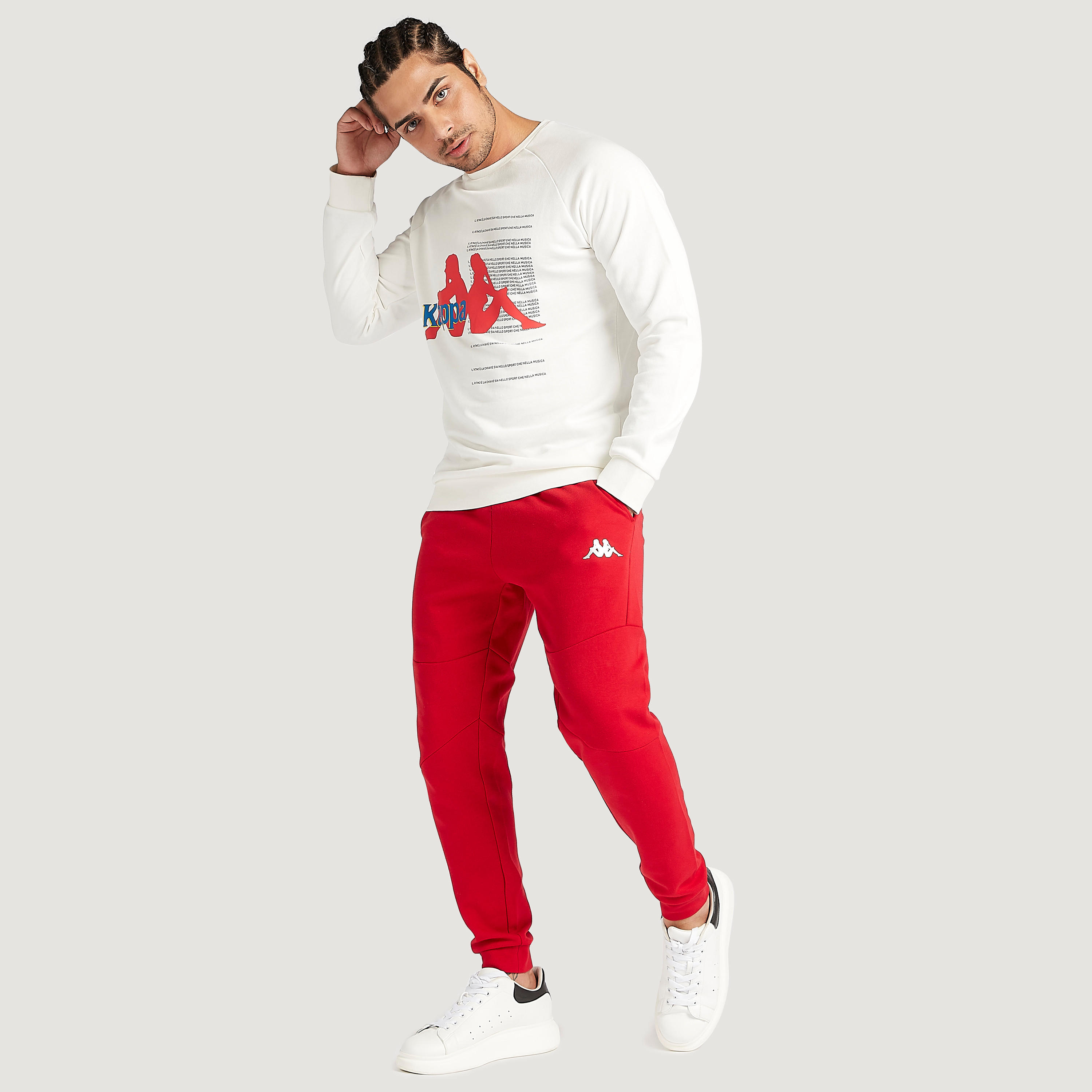 سويت شيرت بياقة ضيقة وأكمام طويلة من كابا-men-winterwear-hoodiesandsweatshirts-image-2