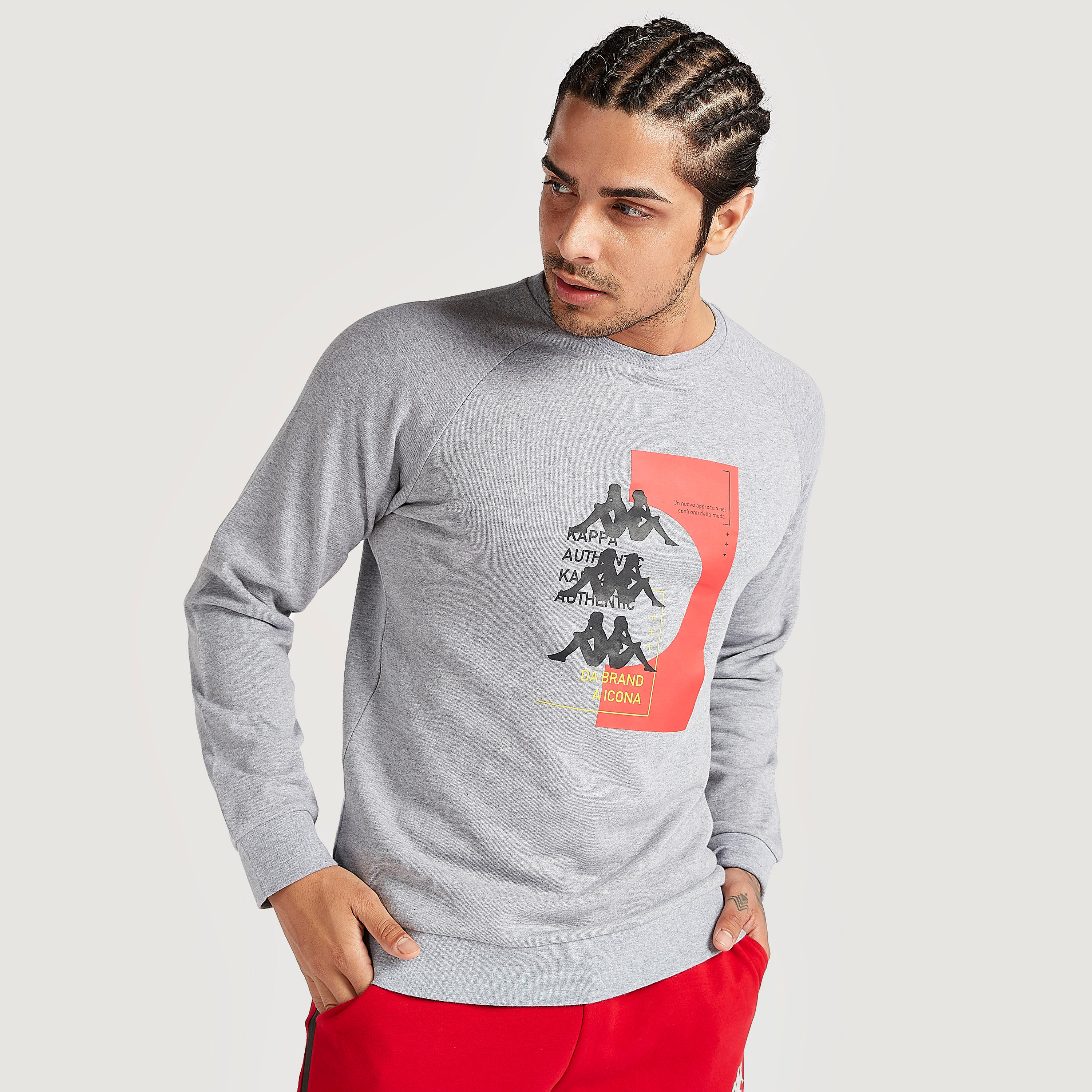 سويت شيرت بياقة ضيقة وأكمام طويلة من كابا-men-winterwear-hoodiesandsweatshirts-image-1