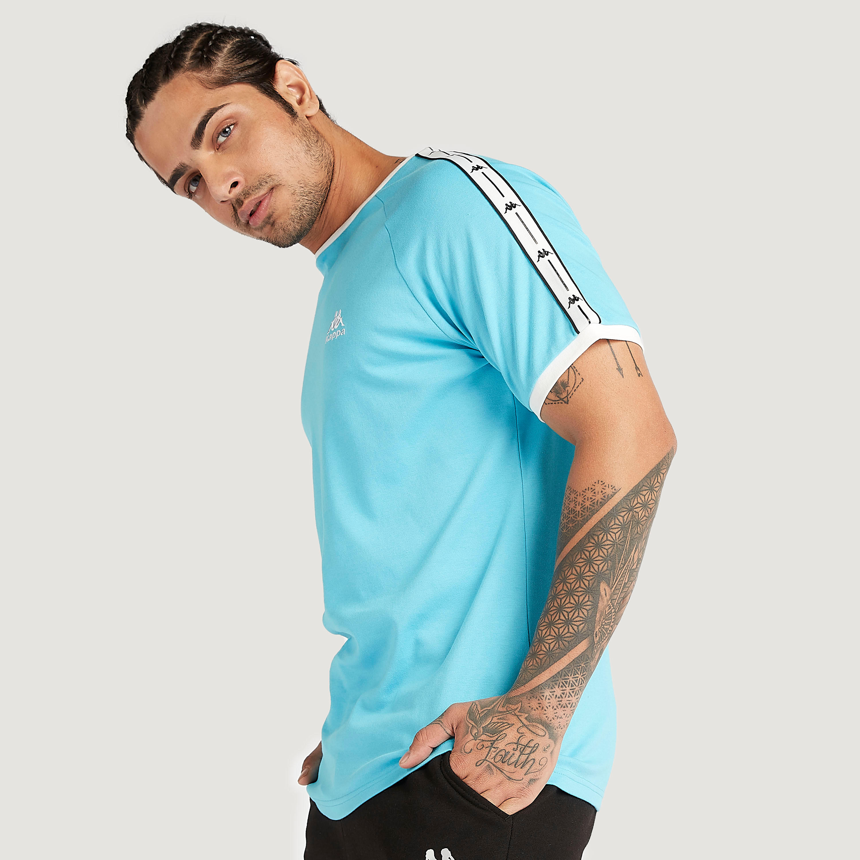 Kappa Printed Crew Neck T-shirt with Short Sleeves-men-clothing-sportswearandactivewear-tshirtsandpolos-image-6
