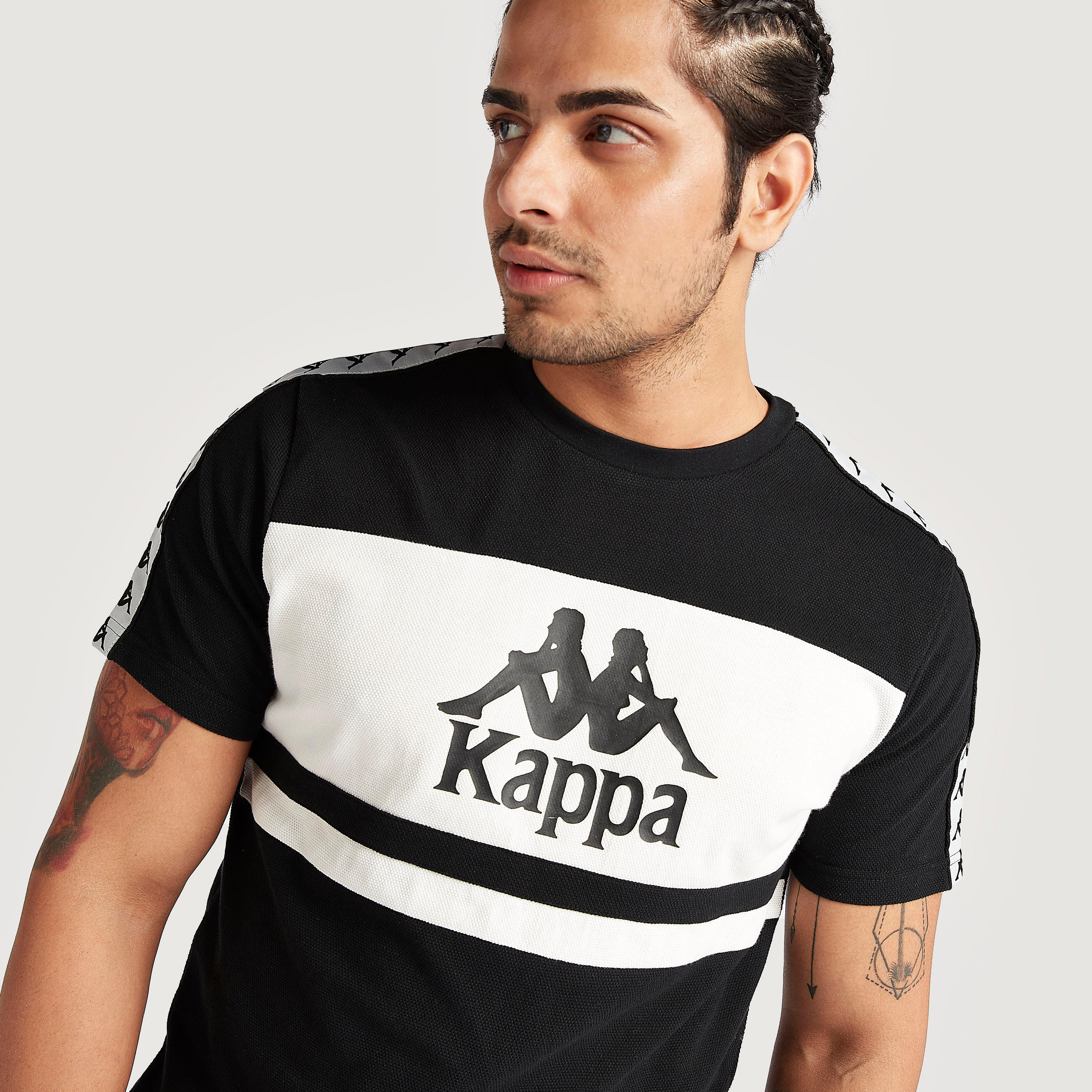 Kappa Printed Cut and Sew T-shirt with Short Sleeves-men-clothing-sportswearandactivewear-tshirtsandpolos-image-3