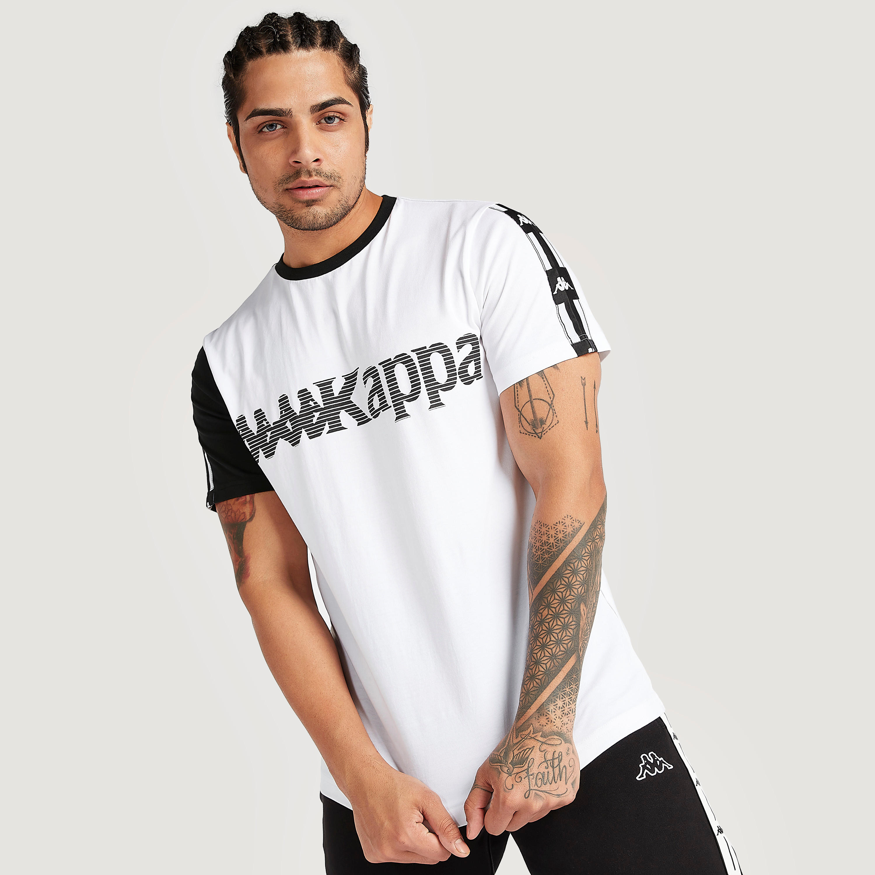 Kappa Crew Neck T-shirt with Short Sleeves-men-clothing-sportswearandactivewear-tshirtsandpolos-image-1