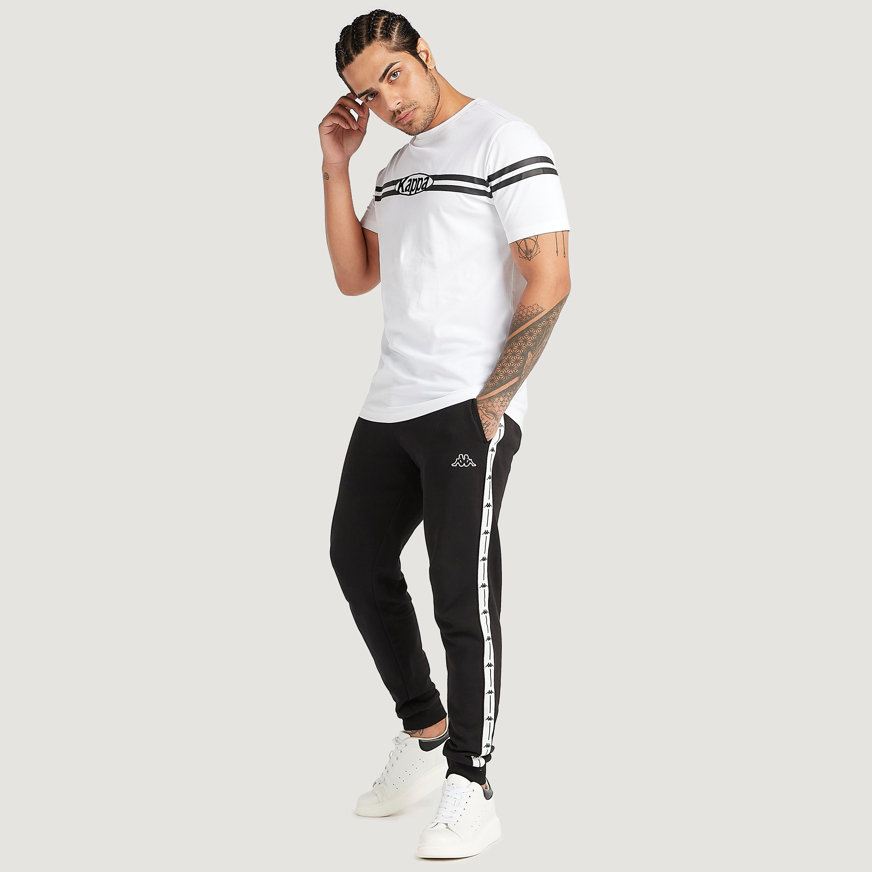 Kappa Printed Crew Neck T-shirt with Short Sleeves-men-clothing-sportswearandactivewear-tshirtsandpolos-image-2