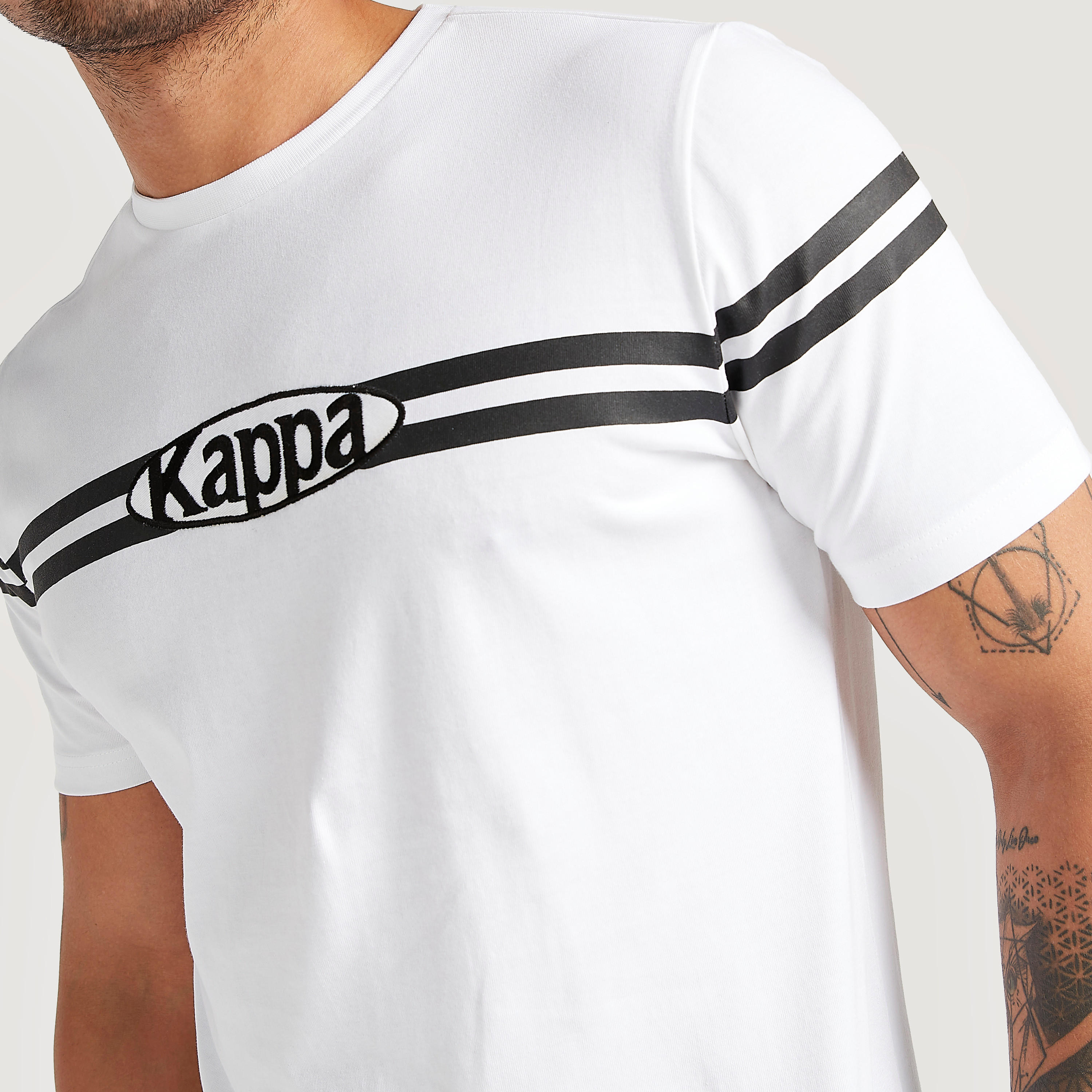 Kappa Printed Crew Neck T-shirt with Short Sleeves-men-clothing-sportswearandactivewear-tshirtsandpolos-image-3