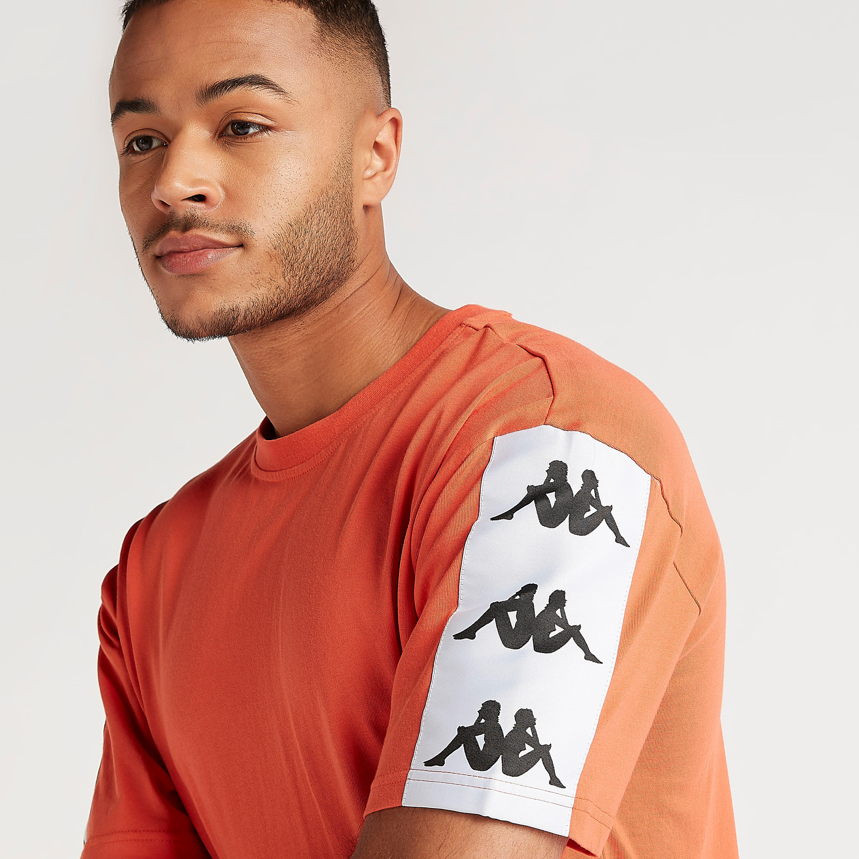 Kappa Printed Crew Neck T-shirt with Short Sleeves-men-clothing-sportswearandactivewear-tshirtsandpolos-image-3