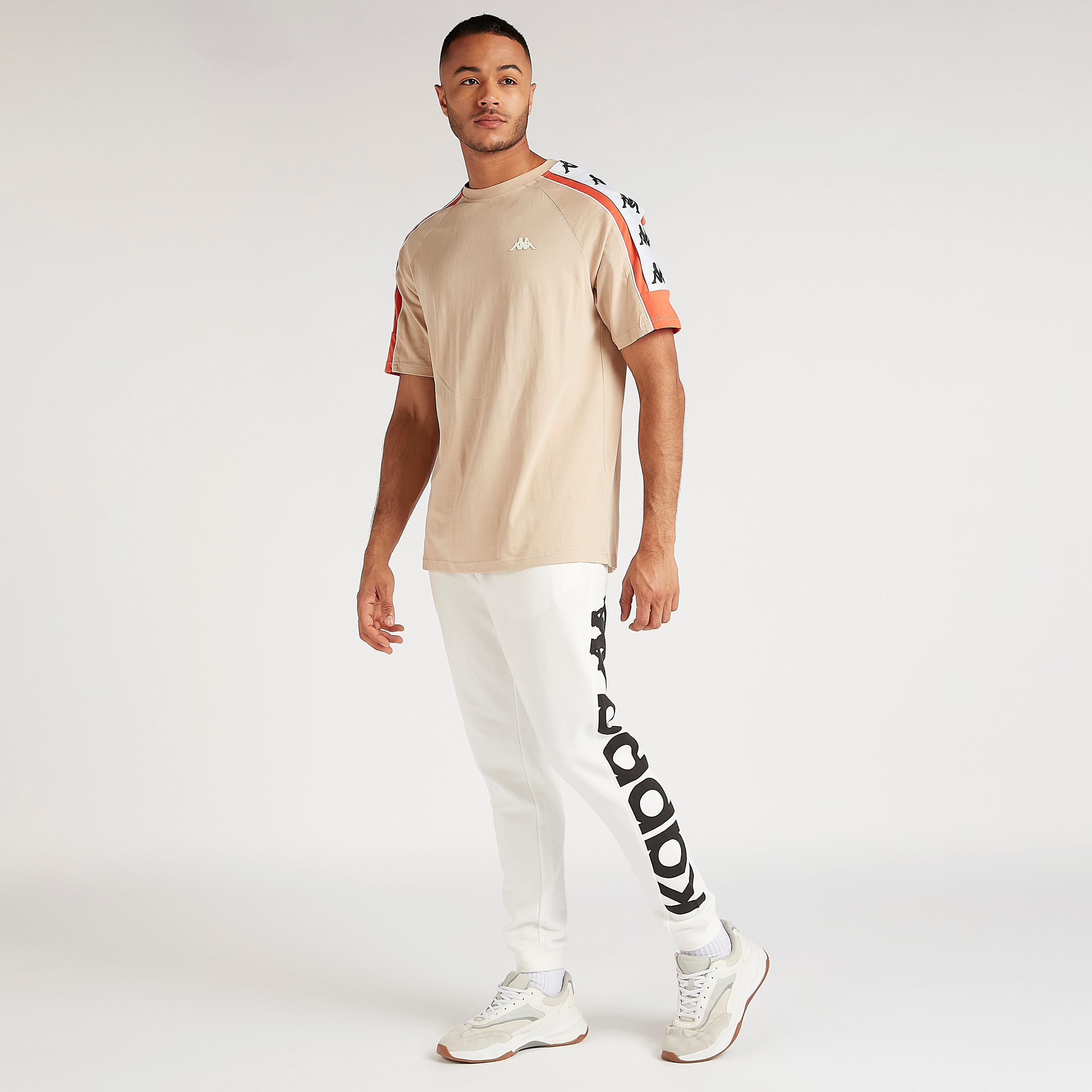 Kappa Printed Joggers with Drawstring Closure and Pockets-men-clothing-sportswearandactivewear-tracksuits-image-2