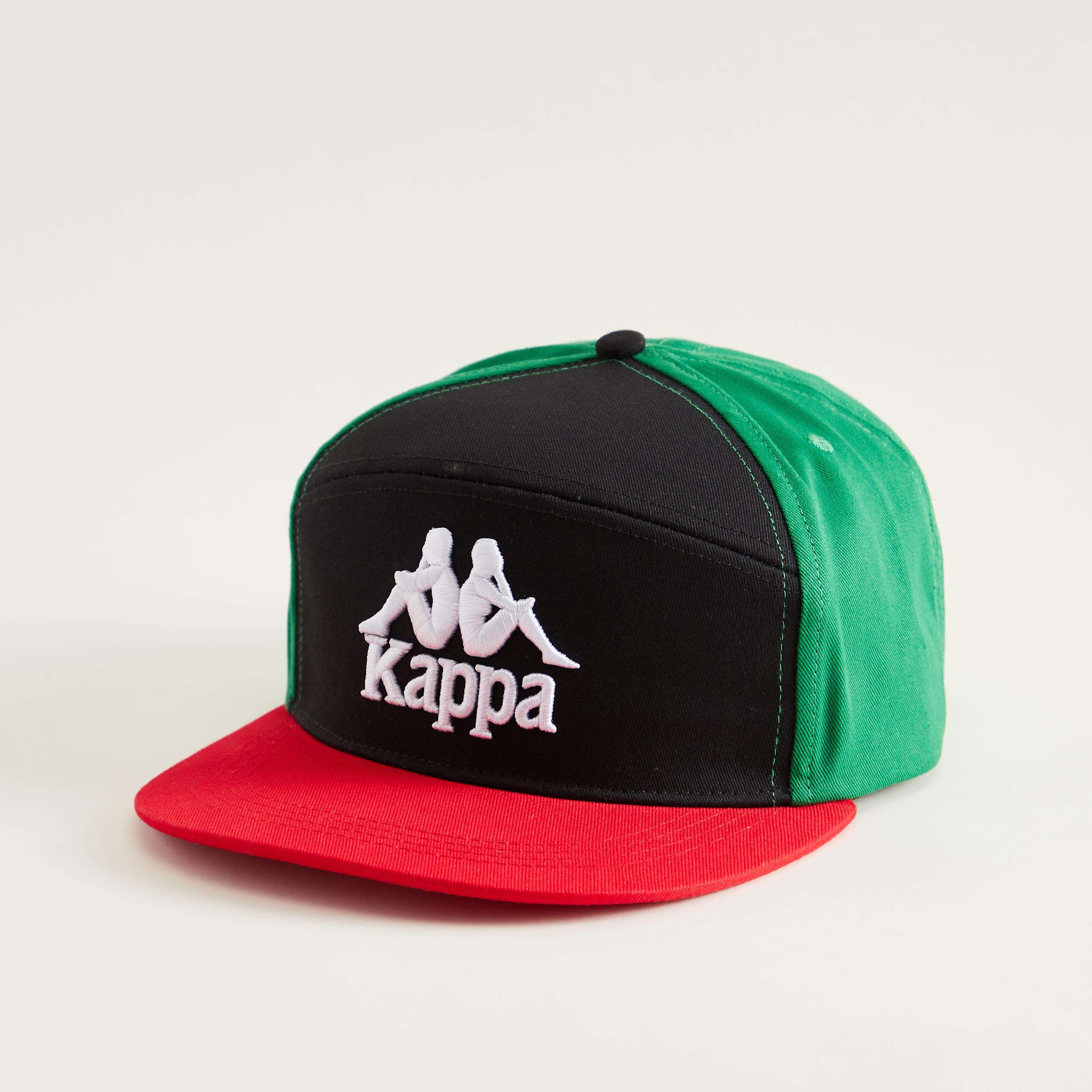 Kappa Textured Cap with Adjustable Snap Closure-men-caps-image-1