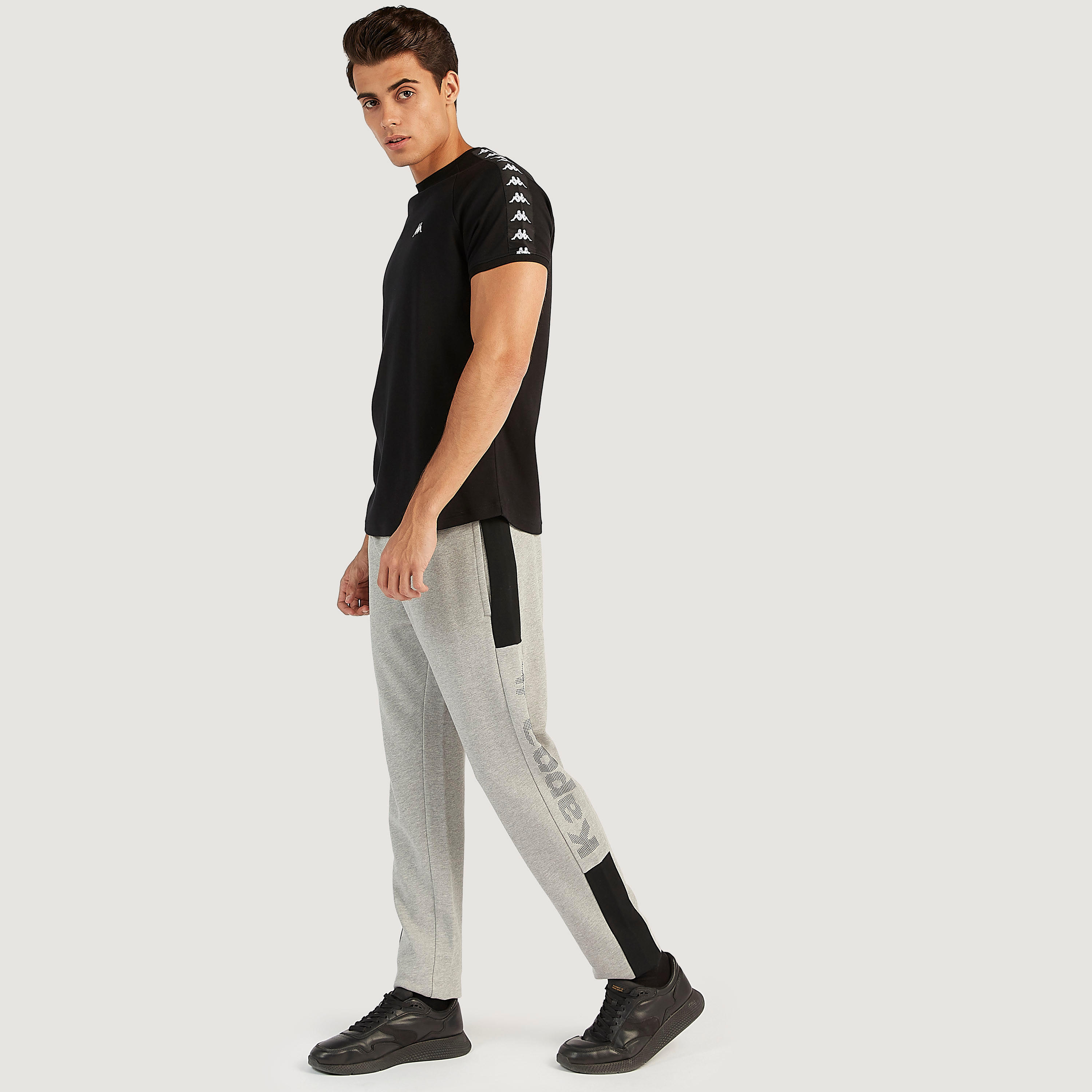 Kappa Printed Track Pants with Drawstring Closure-men-clothing-sportswearandactivewear-tracksuits-image-2