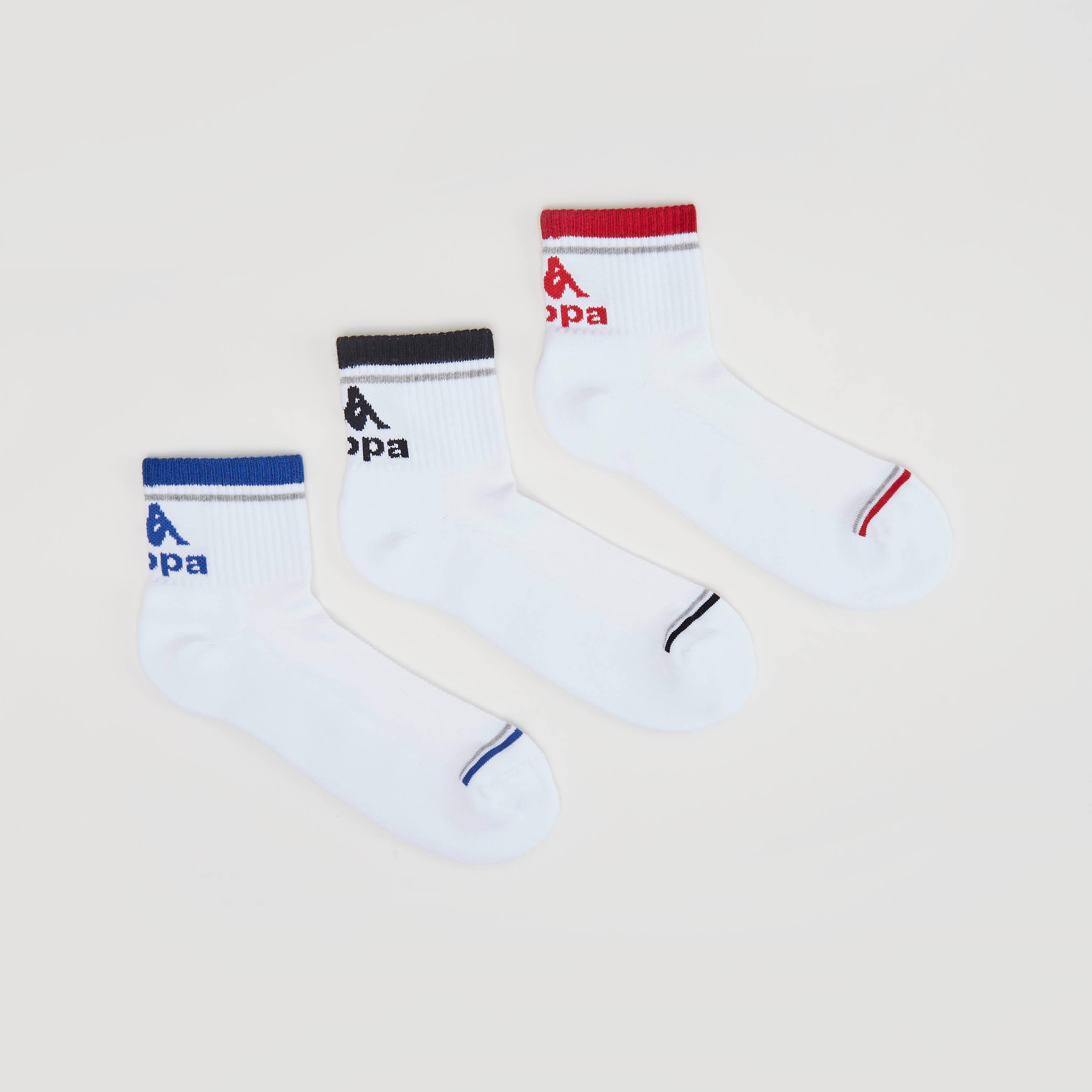 جوارب متنوّعة بطول الكاحل من كابا - طقم من 3-men-socks-image-4