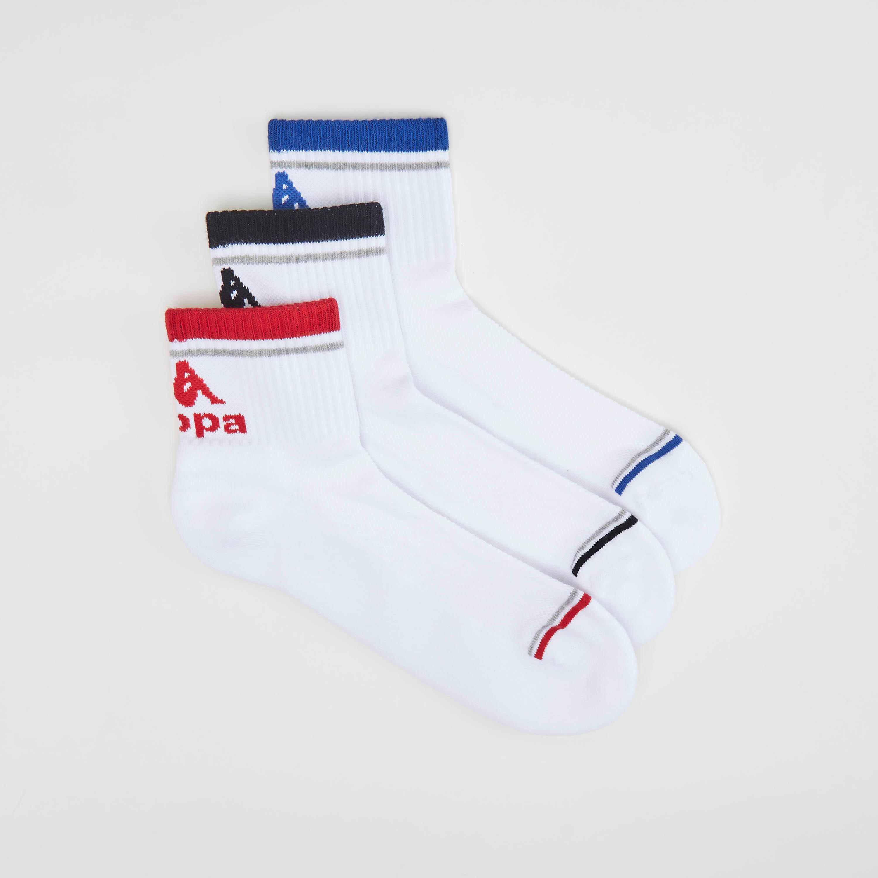 جوارب متنوّعة بطول الكاحل من كابا - طقم من 3-men-socks-image-3