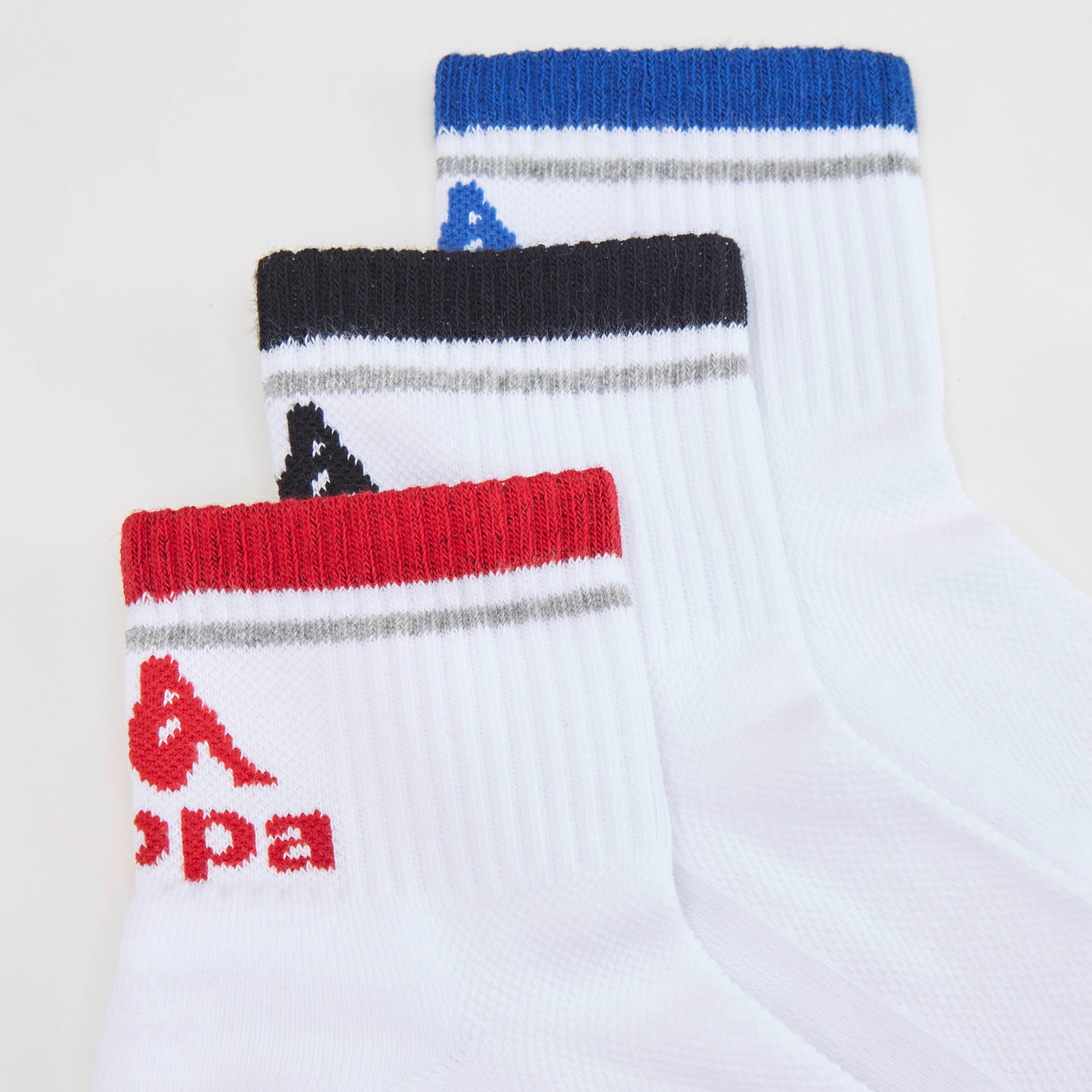 جوارب متنوّعة بطول الكاحل من كابا - طقم من 3-men-socks-image-2